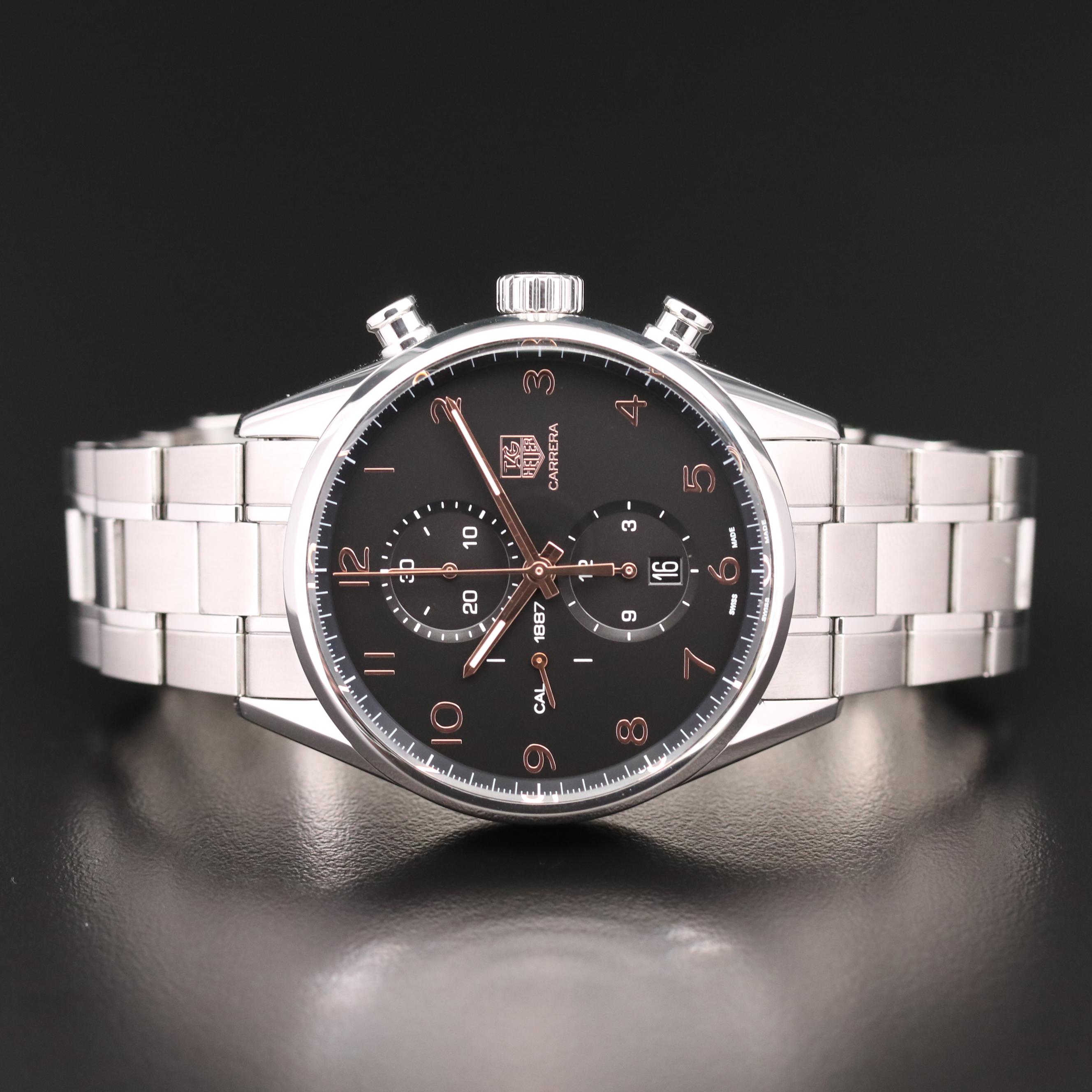 TAG Heuer Carrera Calibre 1887 Stainless Steel Chronograph Watch