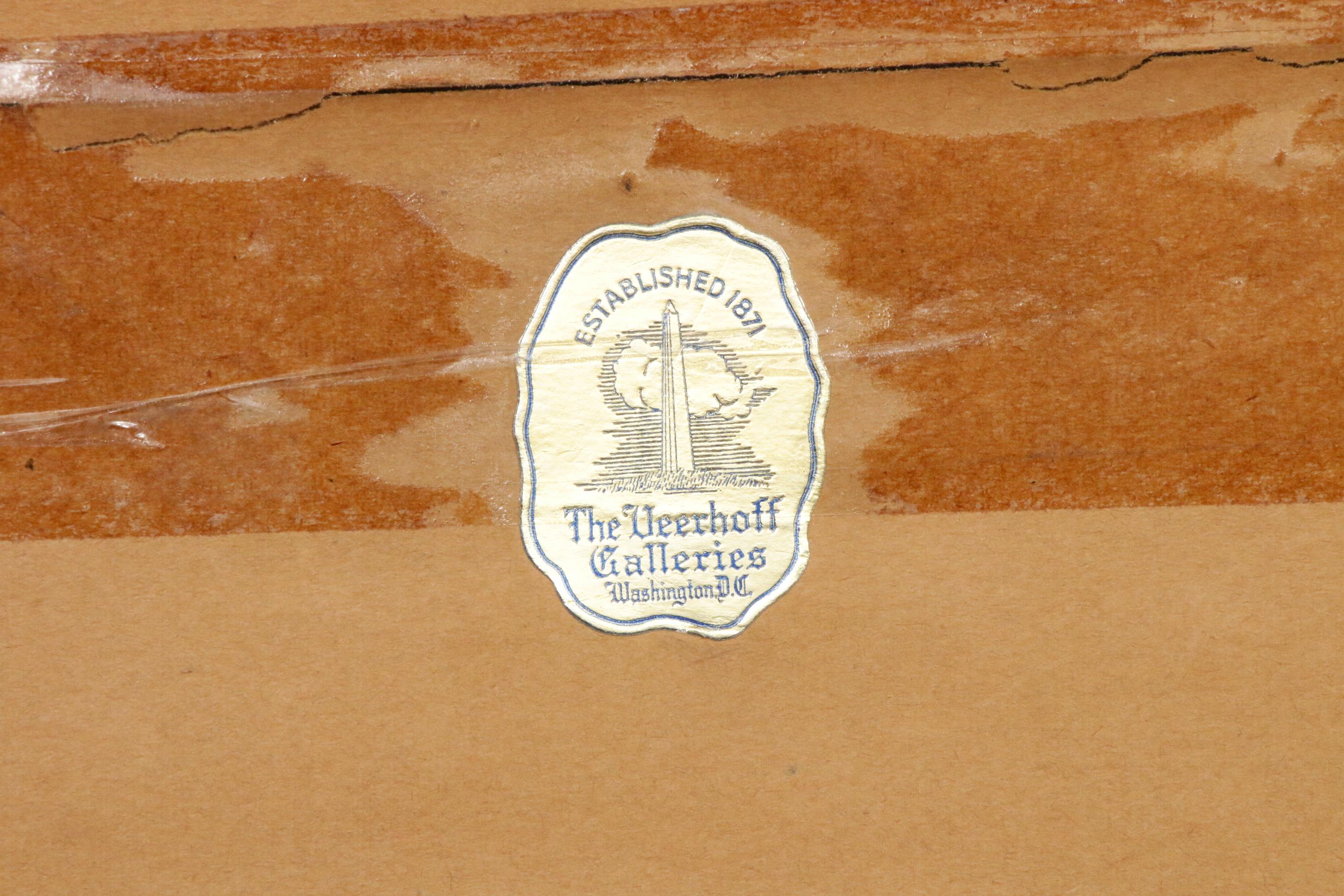 America's Cup Lithograph After Franklyn Fairchild "Puritan vs. Genista"