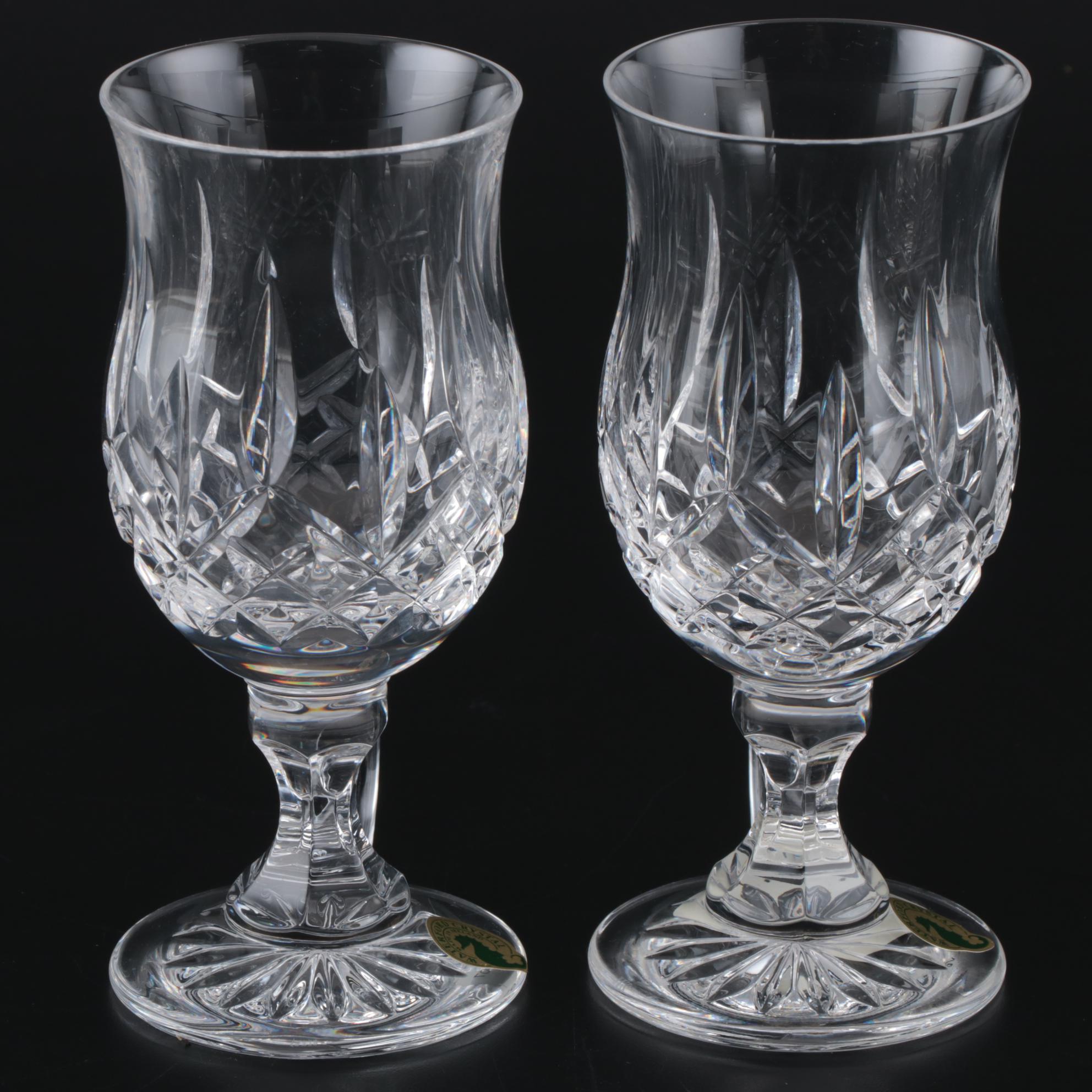 Waterford "Lismore Irish Coffee" Crystal Mugs