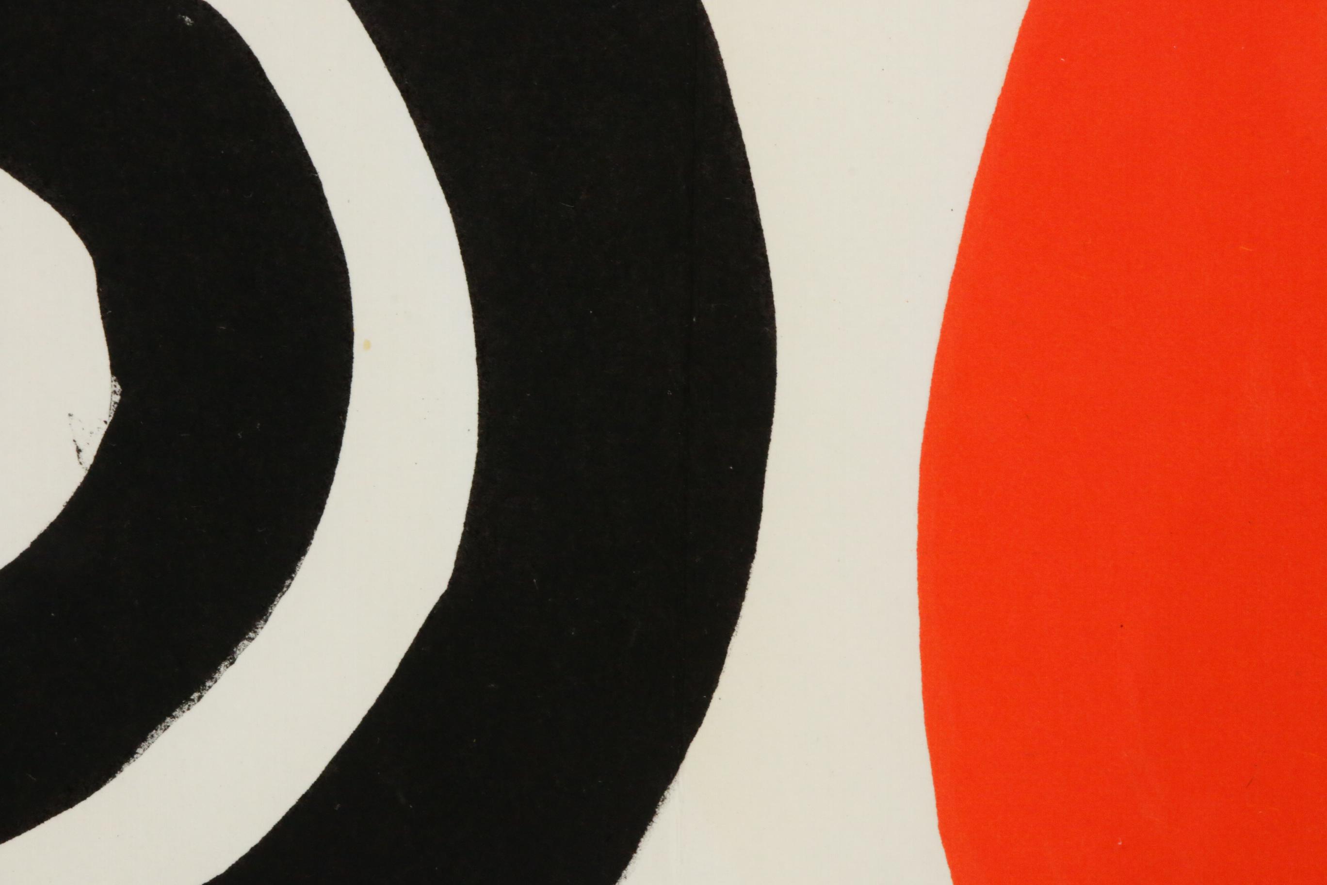 Alexander Calder Double-Page Color Lithograph for "Derrière le Miroir," 1968