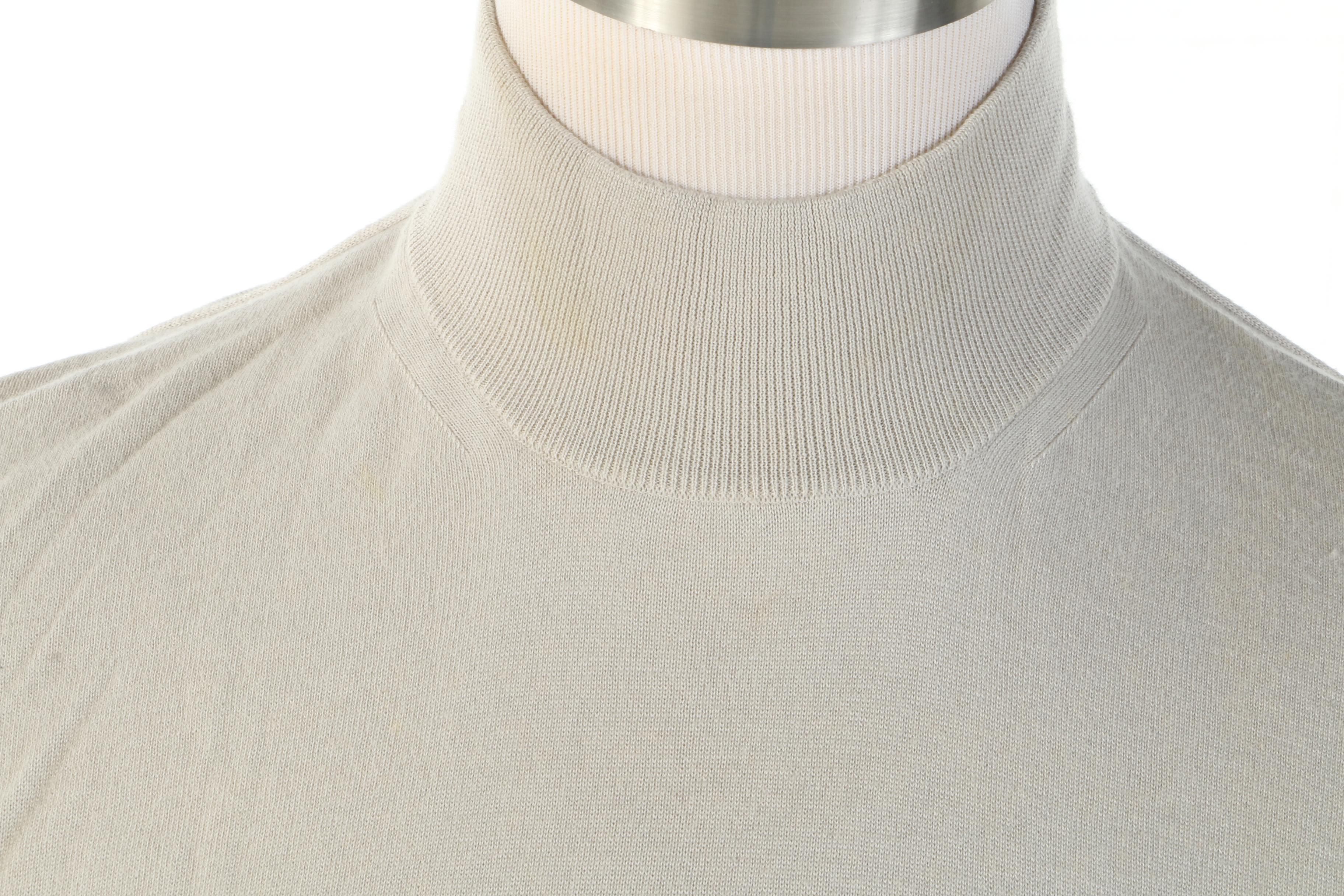 Men's Loro Piana Knit Mock Neck Sweater with Prada, Mezlan and Classic Socks