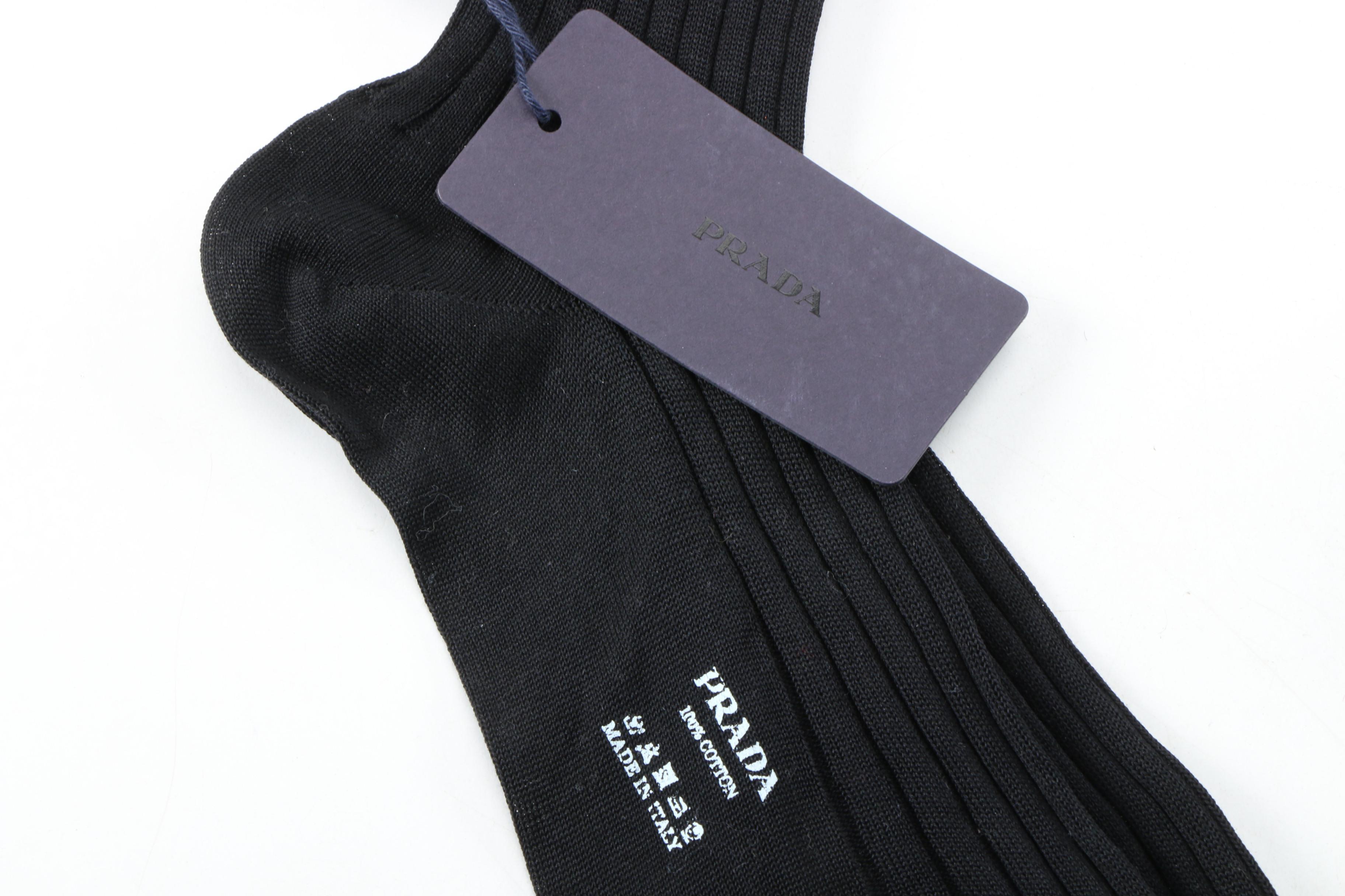 Men's Loro Piana Knit Mock Neck Sweater with Prada, Mezlan and Classic Socks
