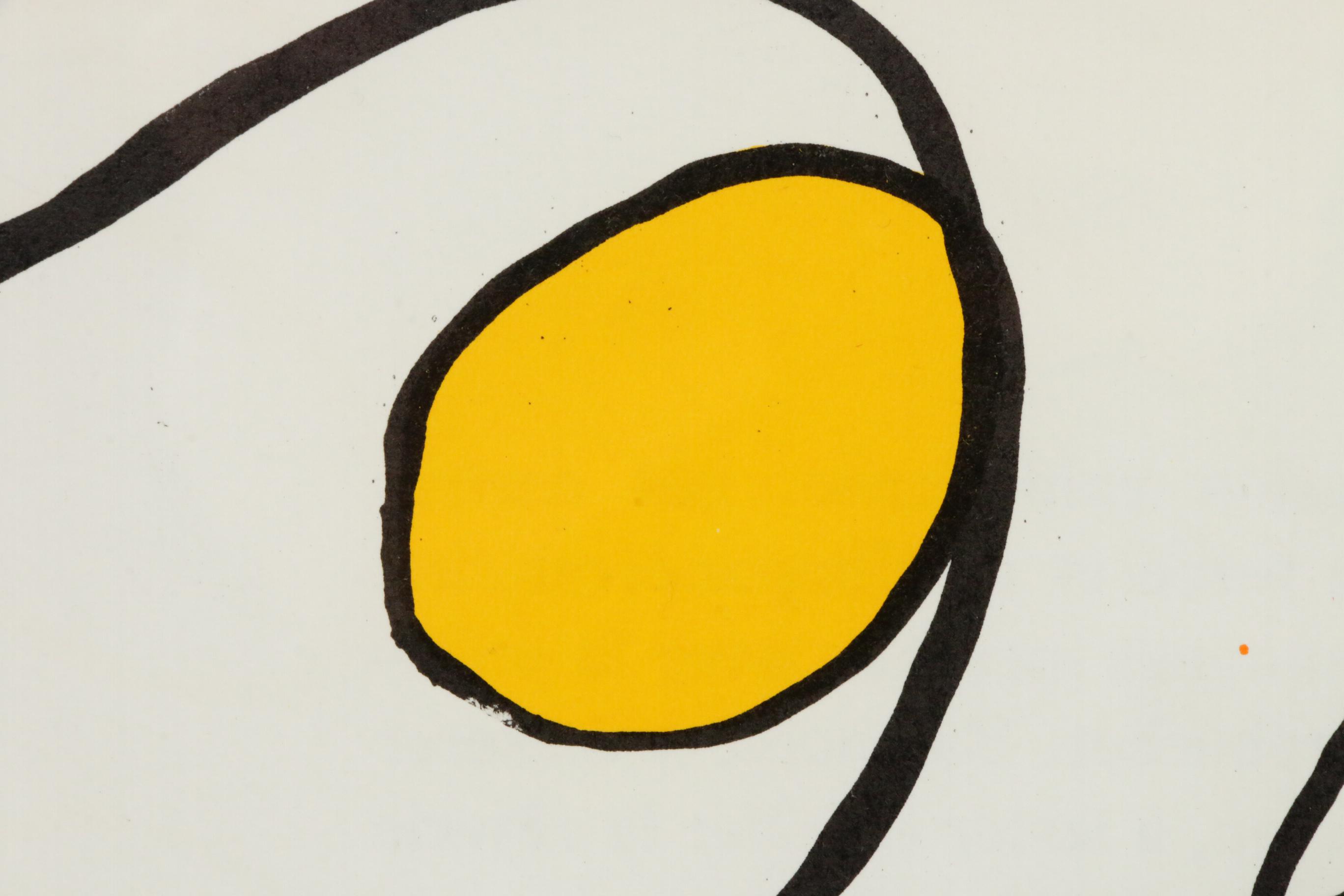 Alexander Calder Double-Page Color Lithograph for "Derrière le Miroir," 1968