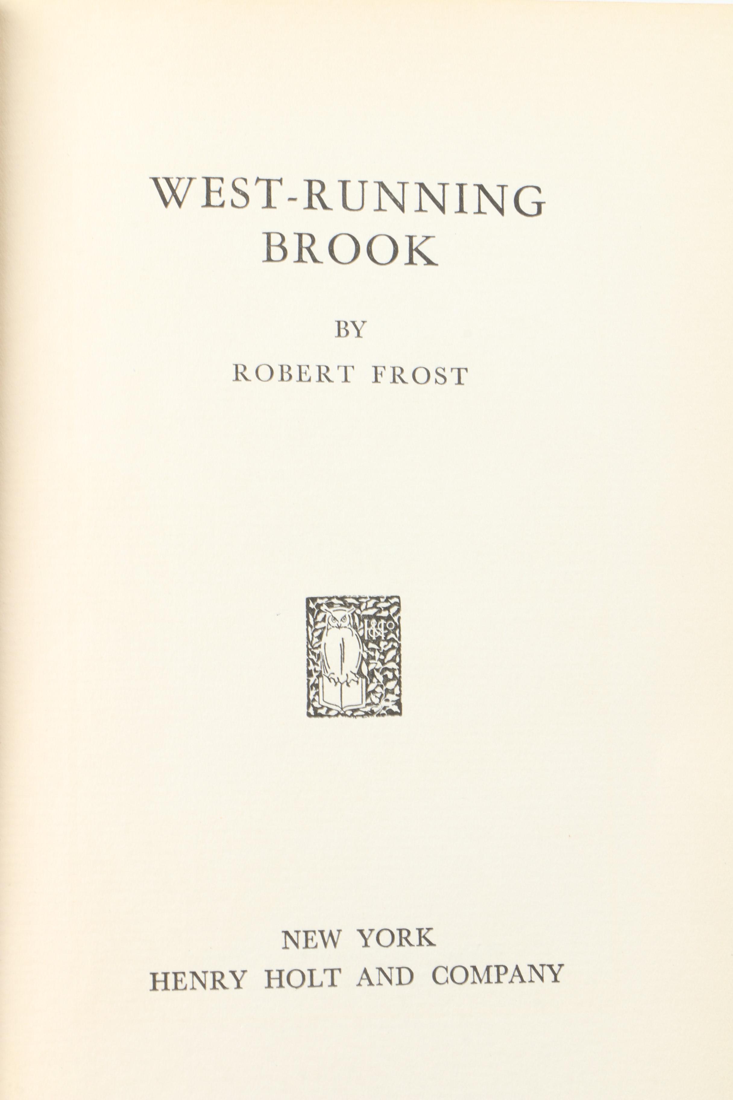 Robert Frost Poetry Books Including Signed "The Collected Poems"