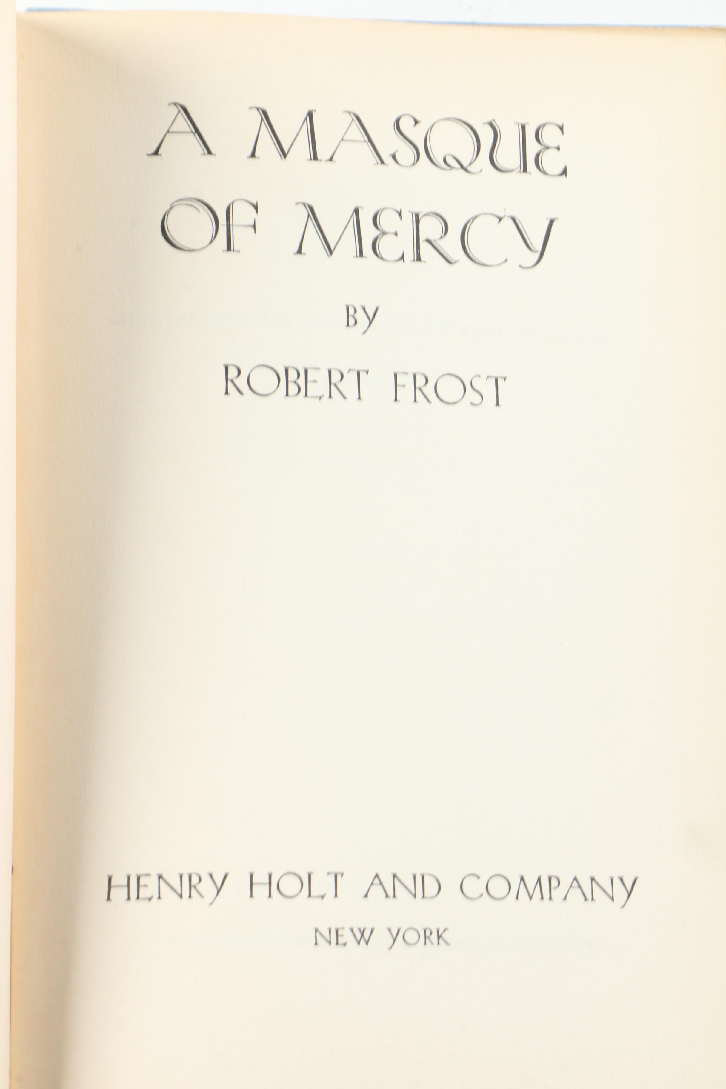 Robert Frost Poetry Books Including Signed "The Collected Poems"