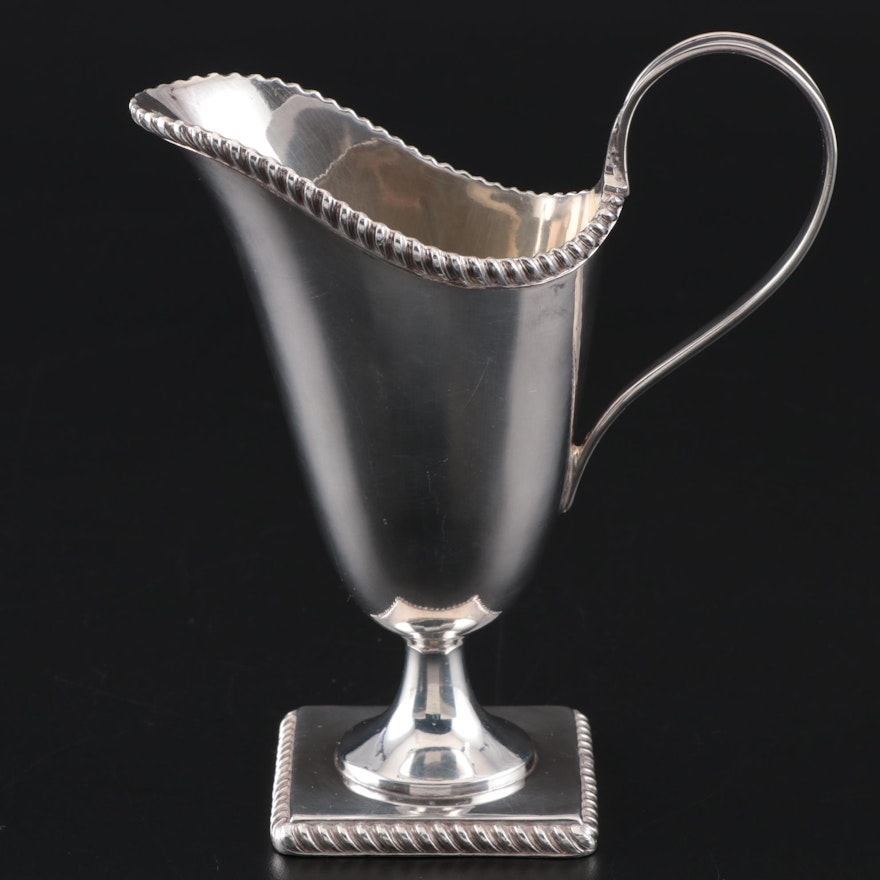 Neoclassical Style Silver Plate Creamer