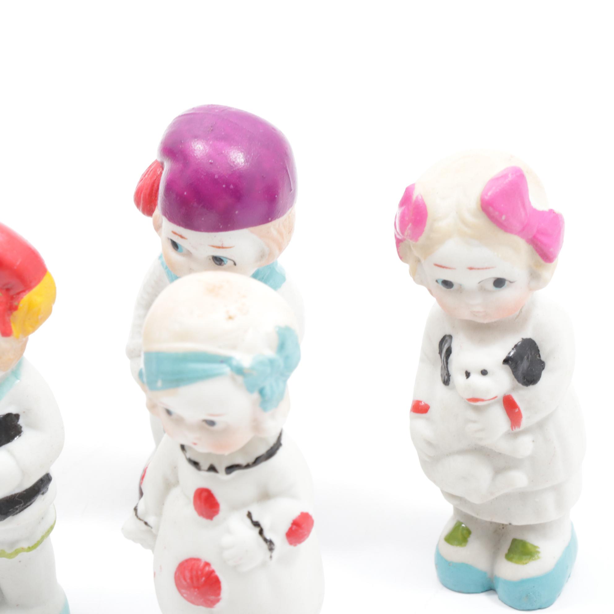 Hazelle's Marionette with Japanese Bisque Dolls, Vintage