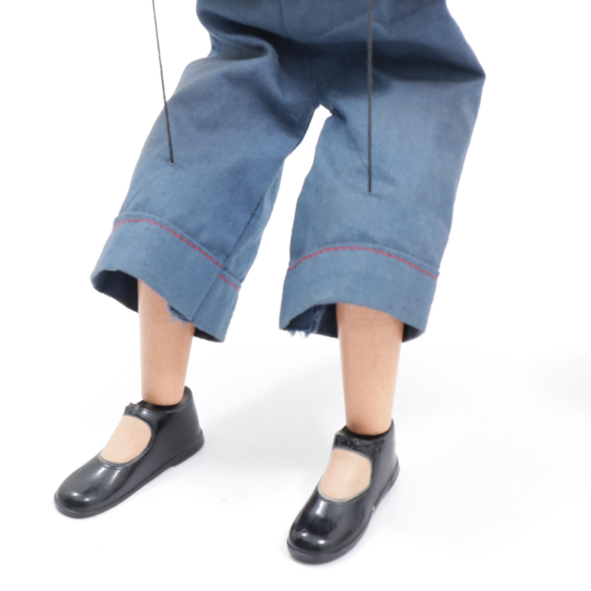 Hazelle's Marionette with Japanese Bisque Dolls, Vintage