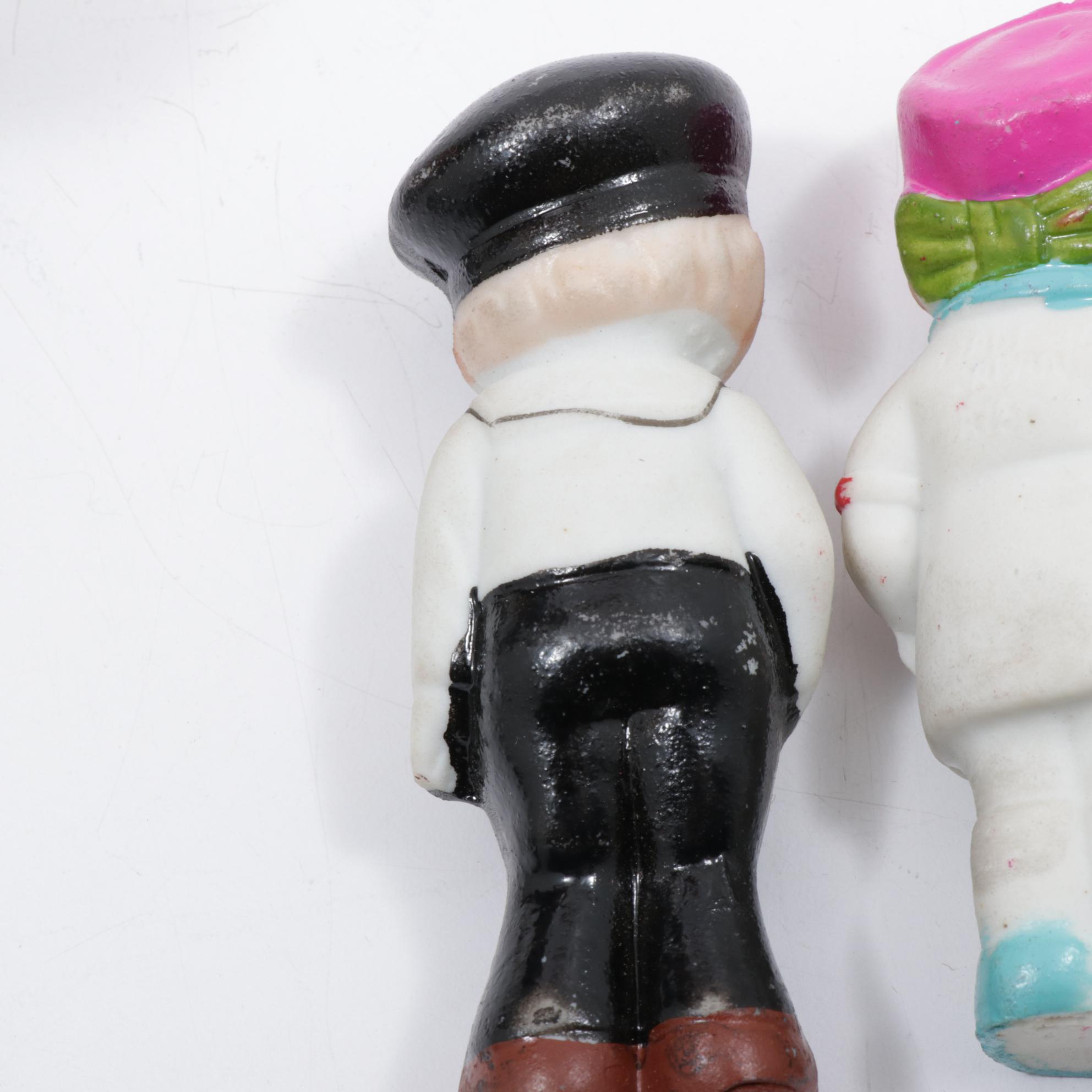 Hazelle's Marionette with Japanese Bisque Dolls, Vintage