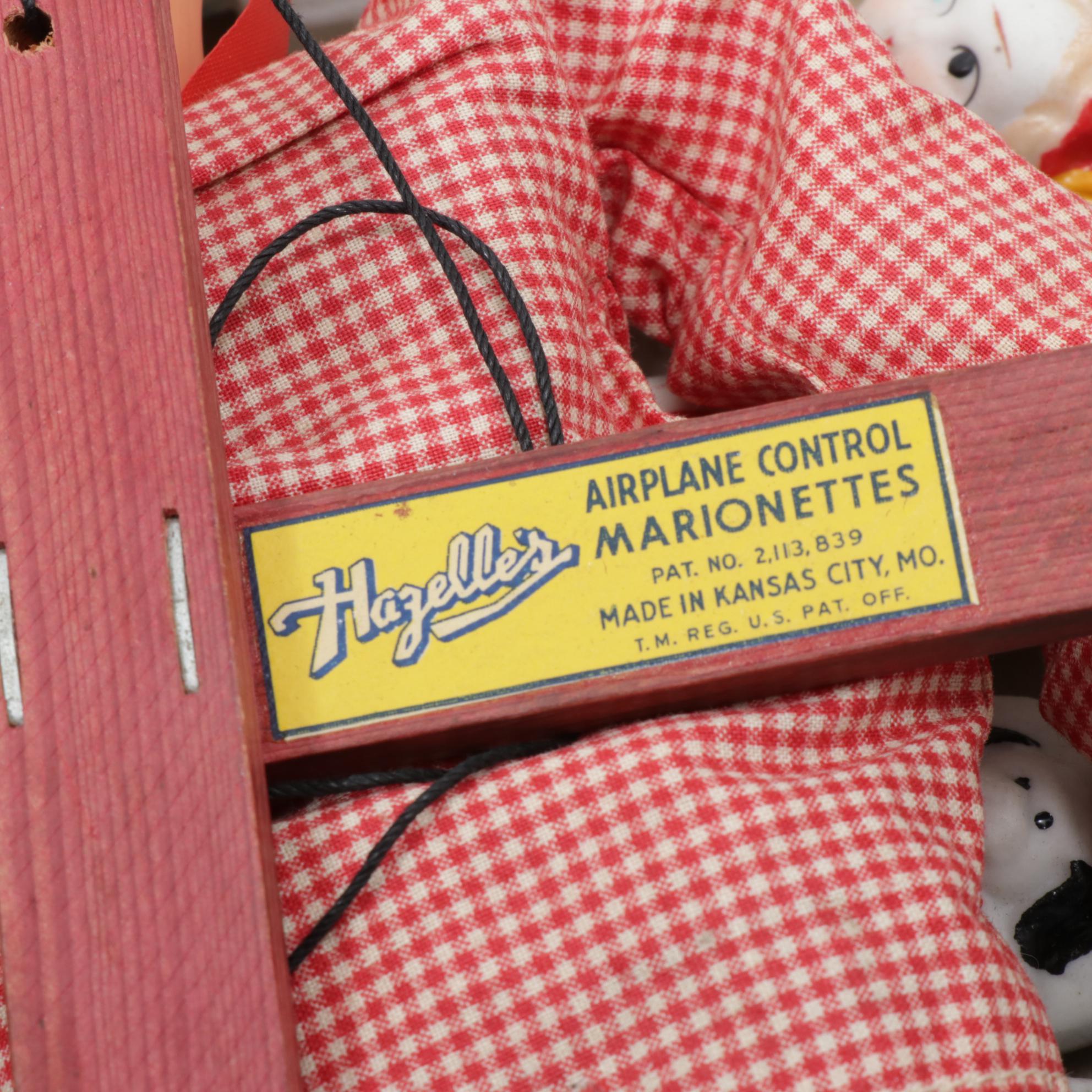 Hazelle's Marionette with Japanese Bisque Dolls, Vintage