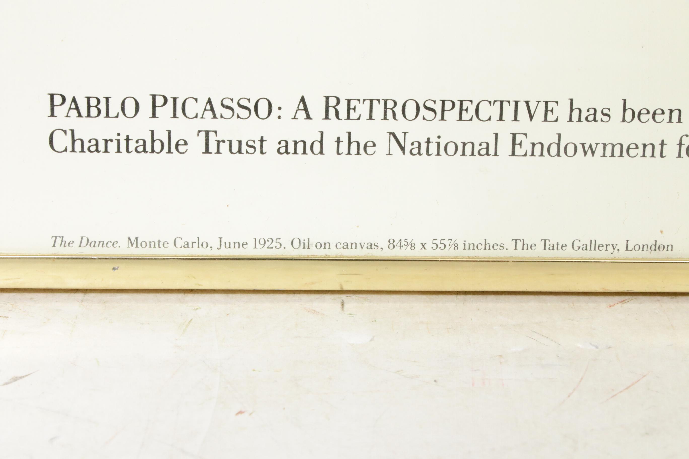 Museum of Modern Art Exhibition Poster "Pablo Picasso: A Retrospective", 1980