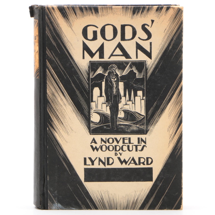 First Edition "Gods' Man: A Novel in Woodcuts" by Lynd Ward, 1929