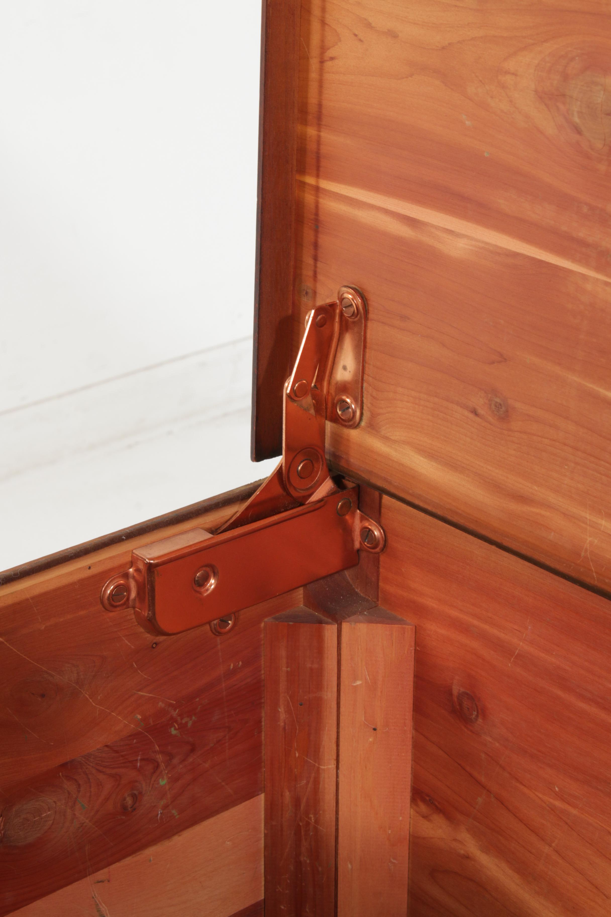 Caswell-Runyan Chippendale Style Cedar Hope Chest, Mid-20th Century