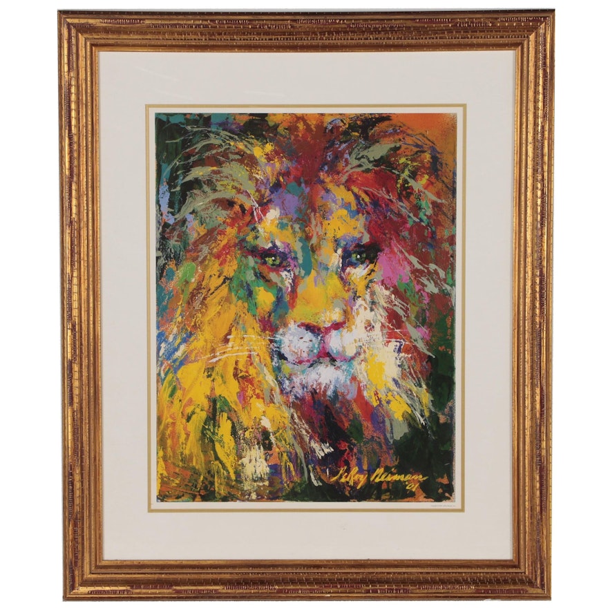 Offset Lithograph after LeRoy Neiman "Portrait of the Lion"