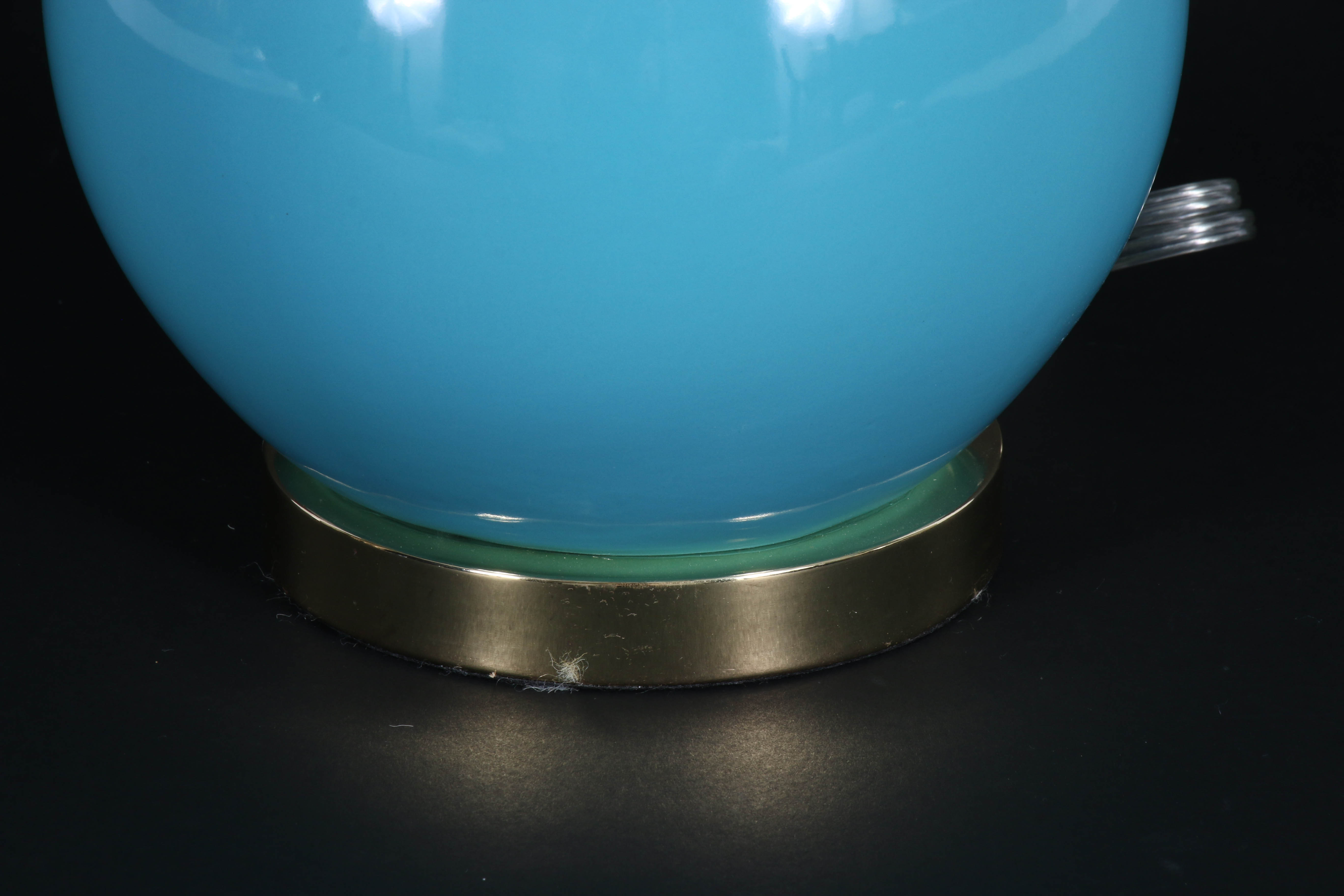 Modern Ceramic Table Lamp and Giclée Prints of Sliced Agates