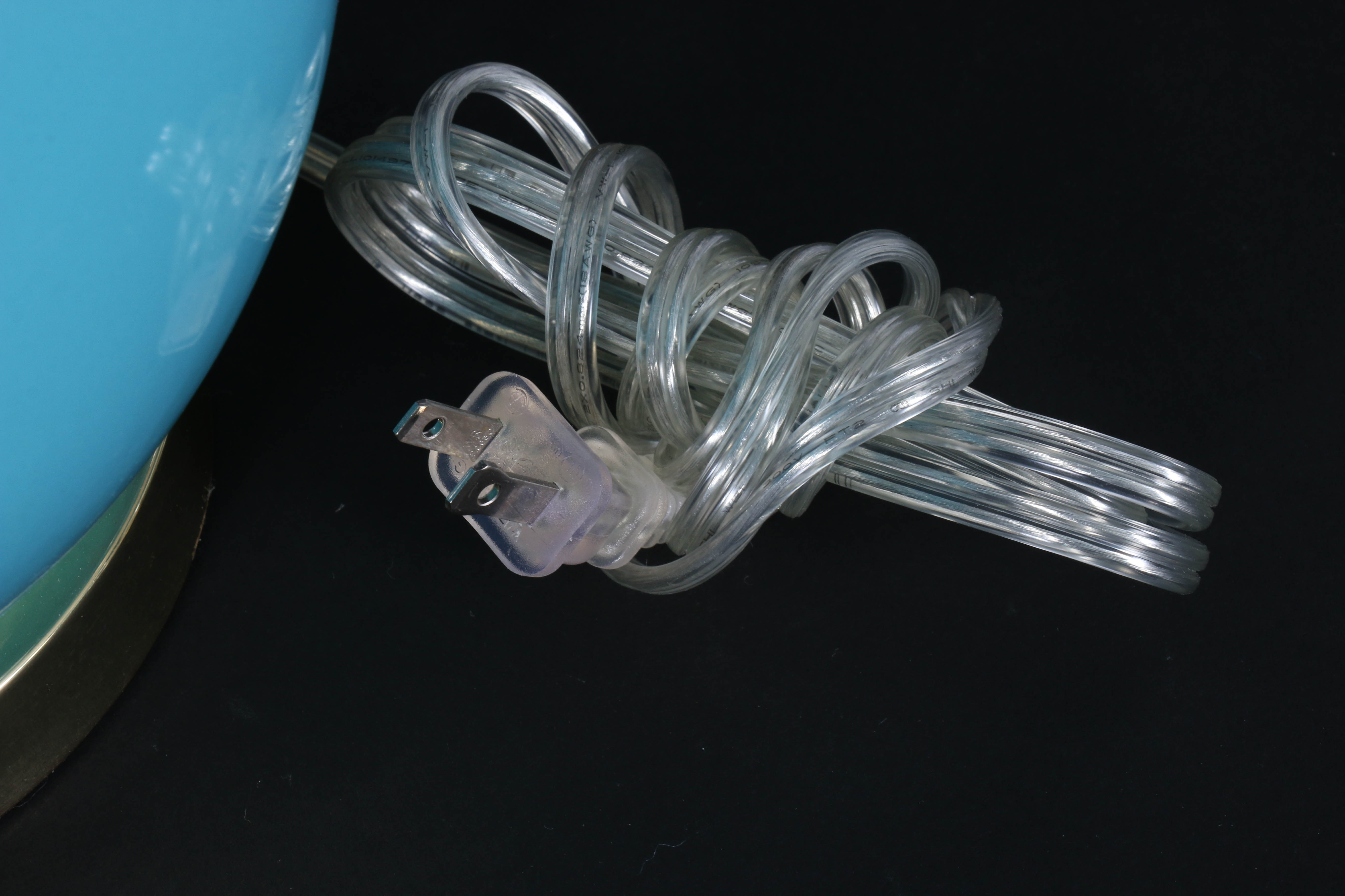 Modern Ceramic Table Lamp and Giclée Prints of Sliced Agates