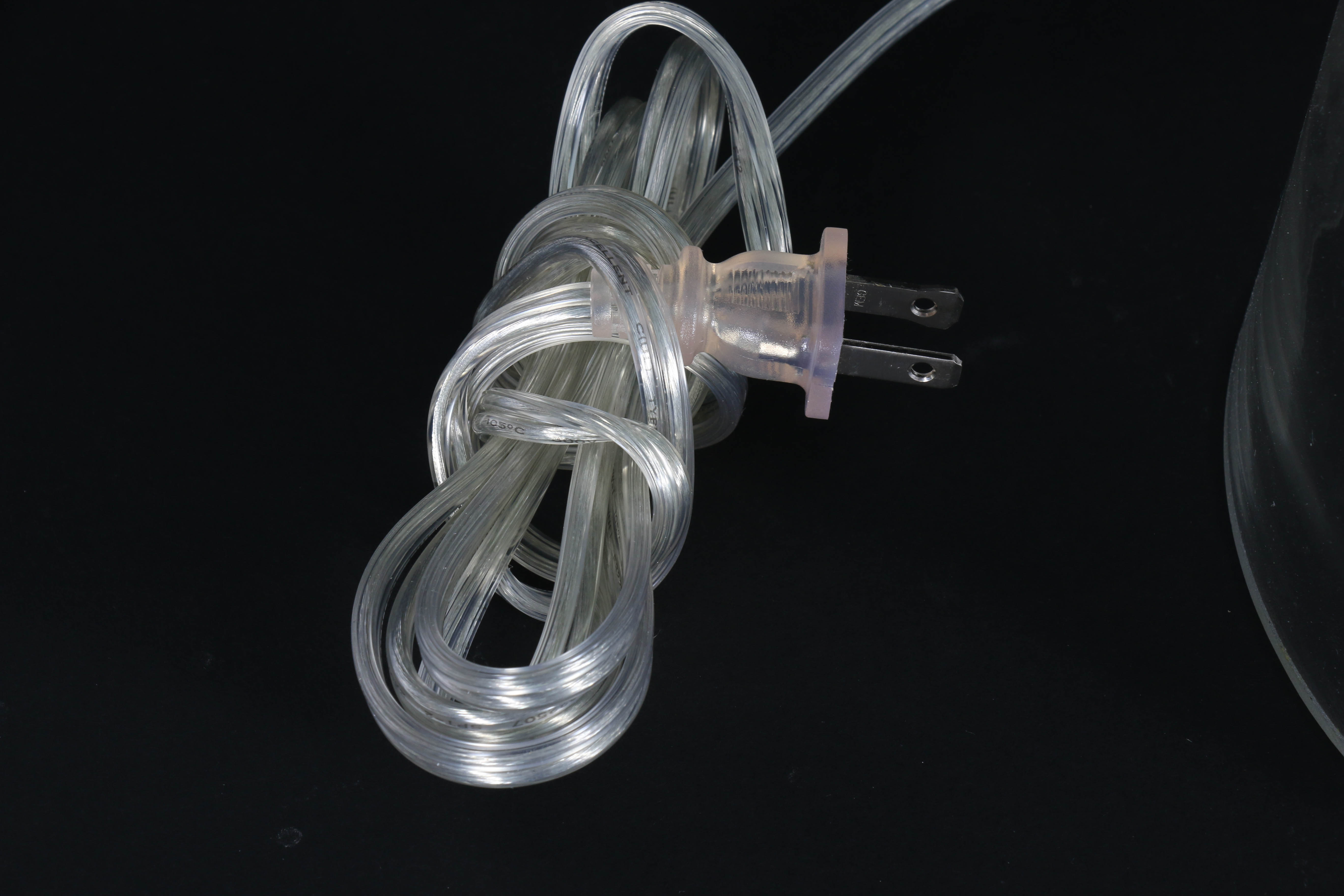 Modern Style Glass and Ceramic Table Lamps with Fabric Drum Shades