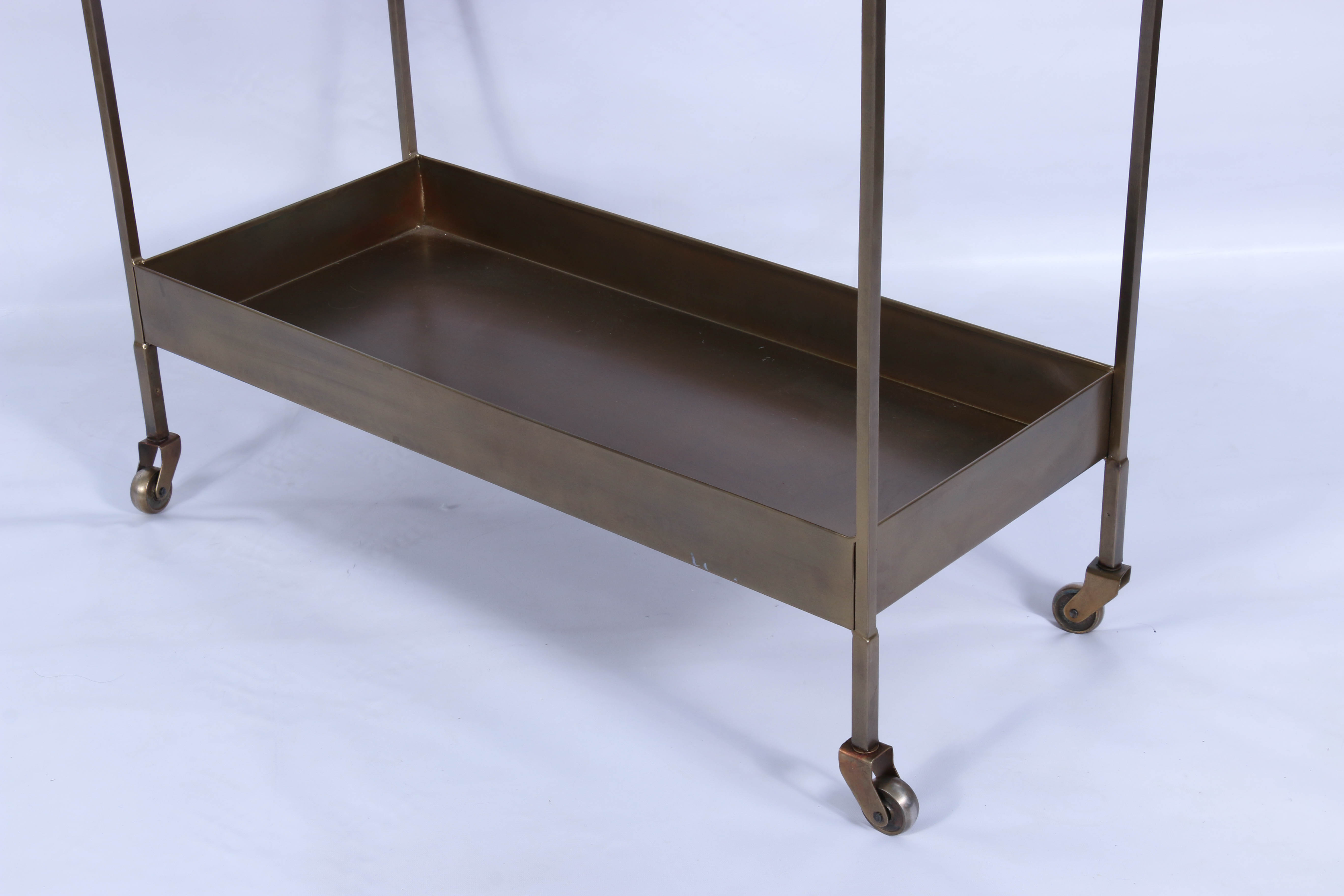 Modern Bar Cart and Side Table, Contemporary