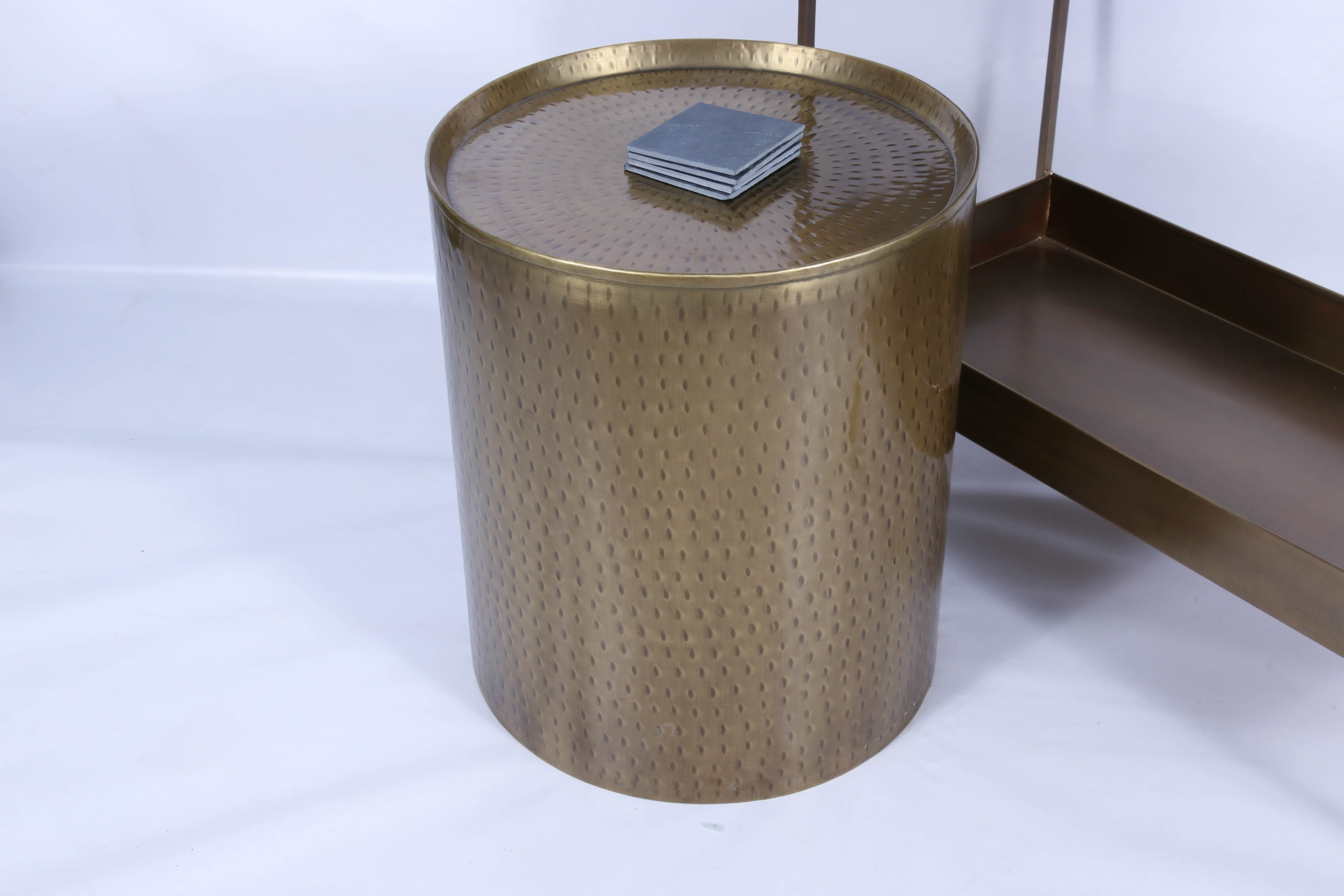 Modern Bar Cart and Side Table, Contemporary