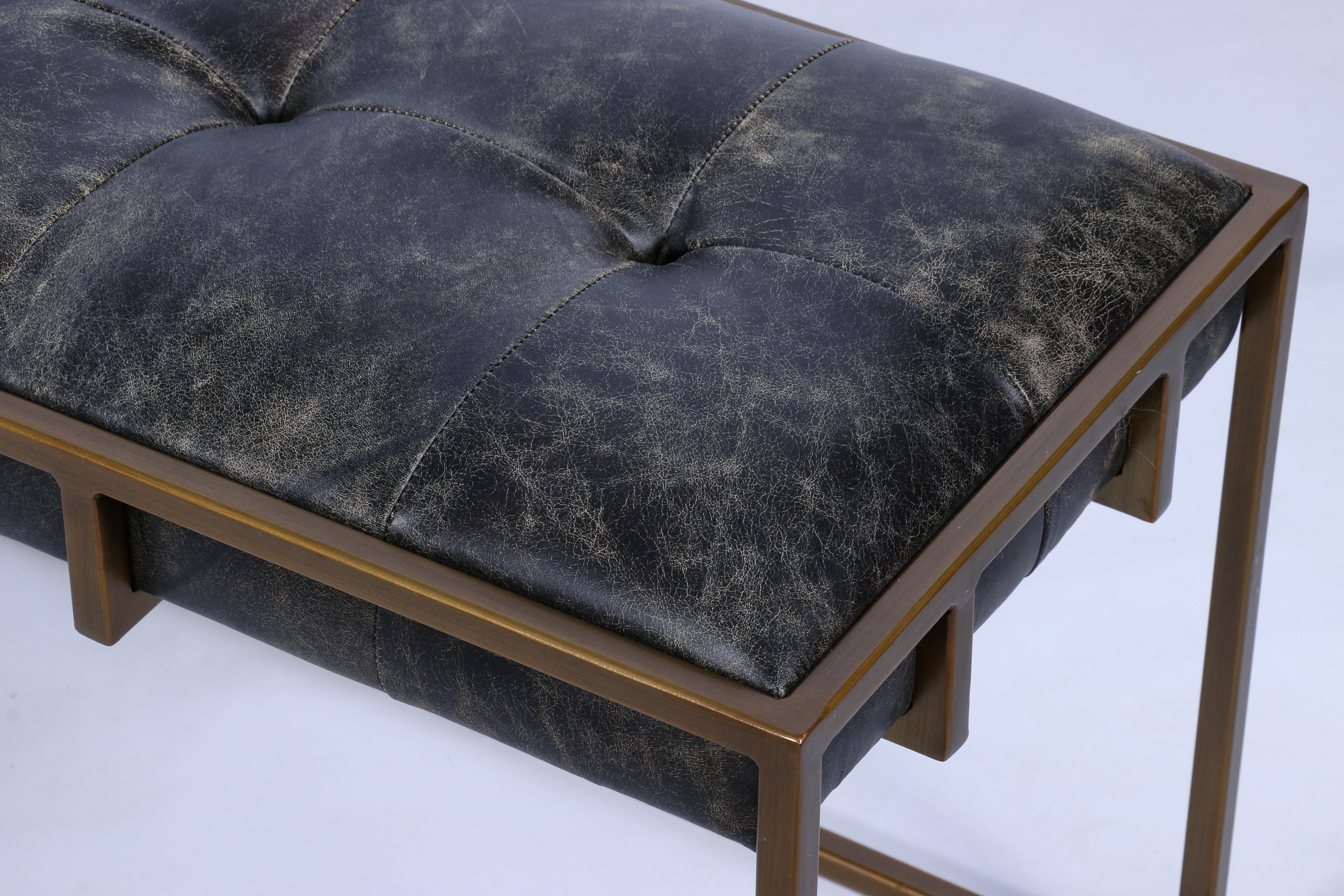 Four Hands "Oxford" Blind-Tufted Bench, Contemporary