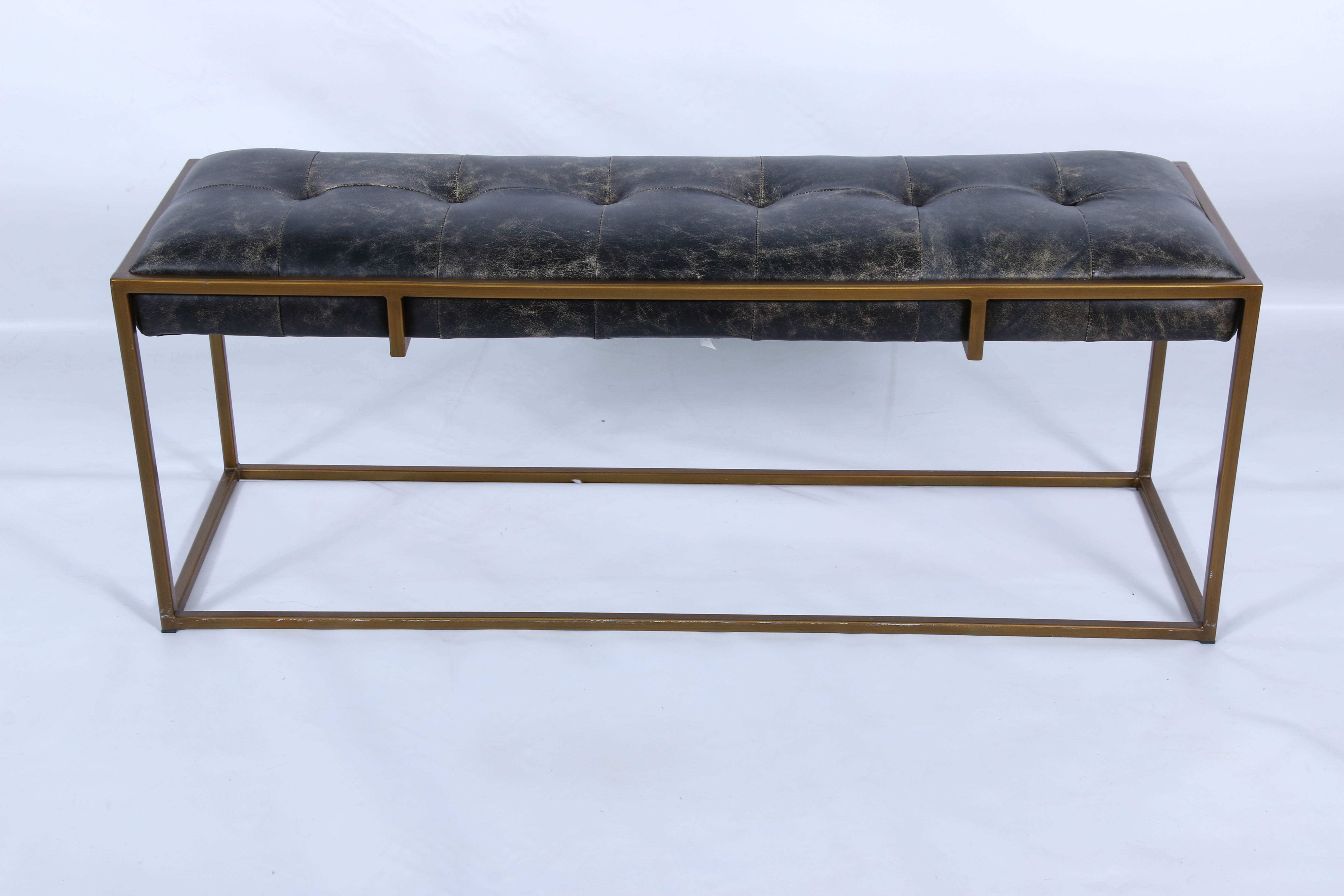 Four Hands "Oxford" Blind-Tufted Bench, Contemporary