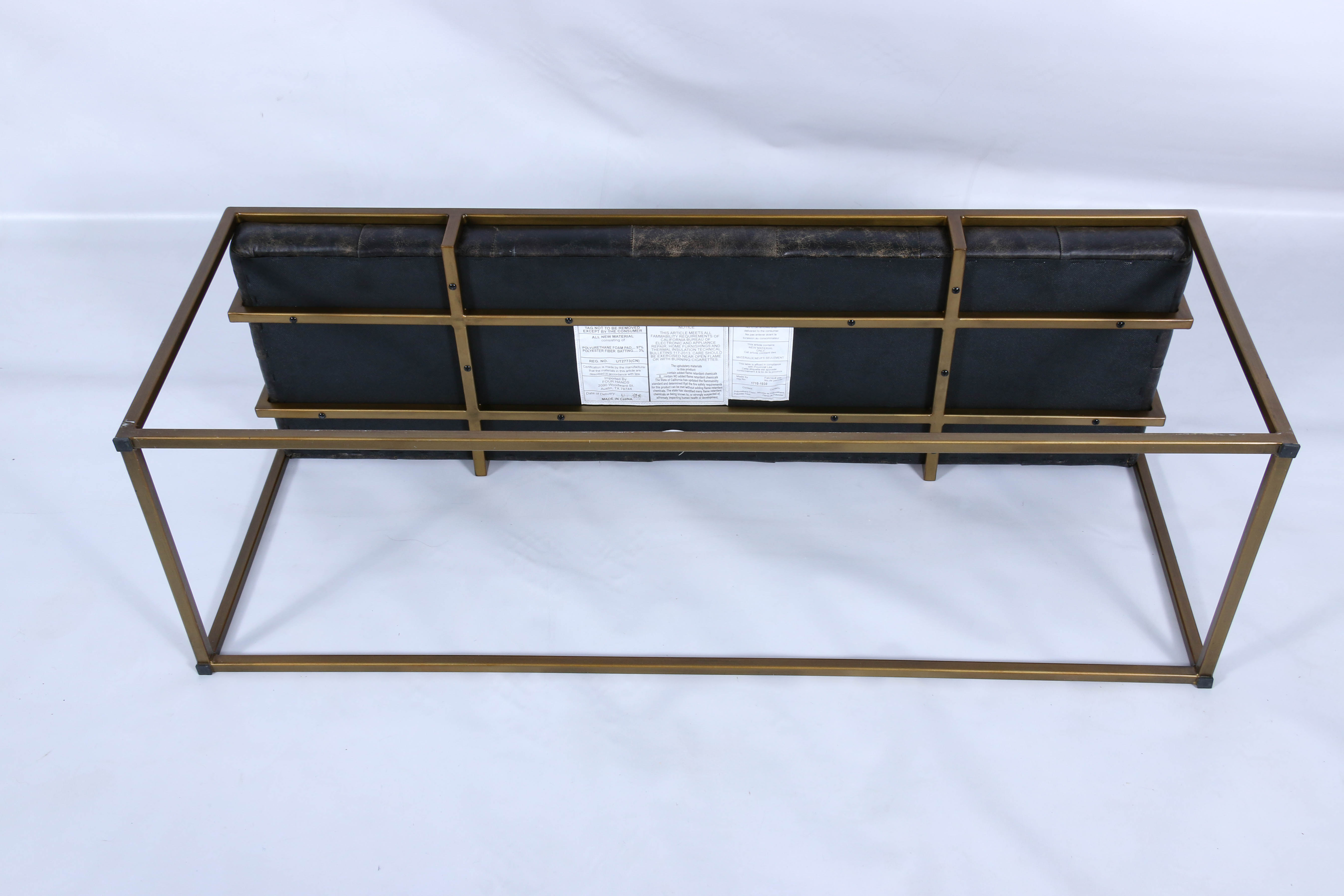 Four Hands "Oxford" Blind-Tufted Bench, Contemporary