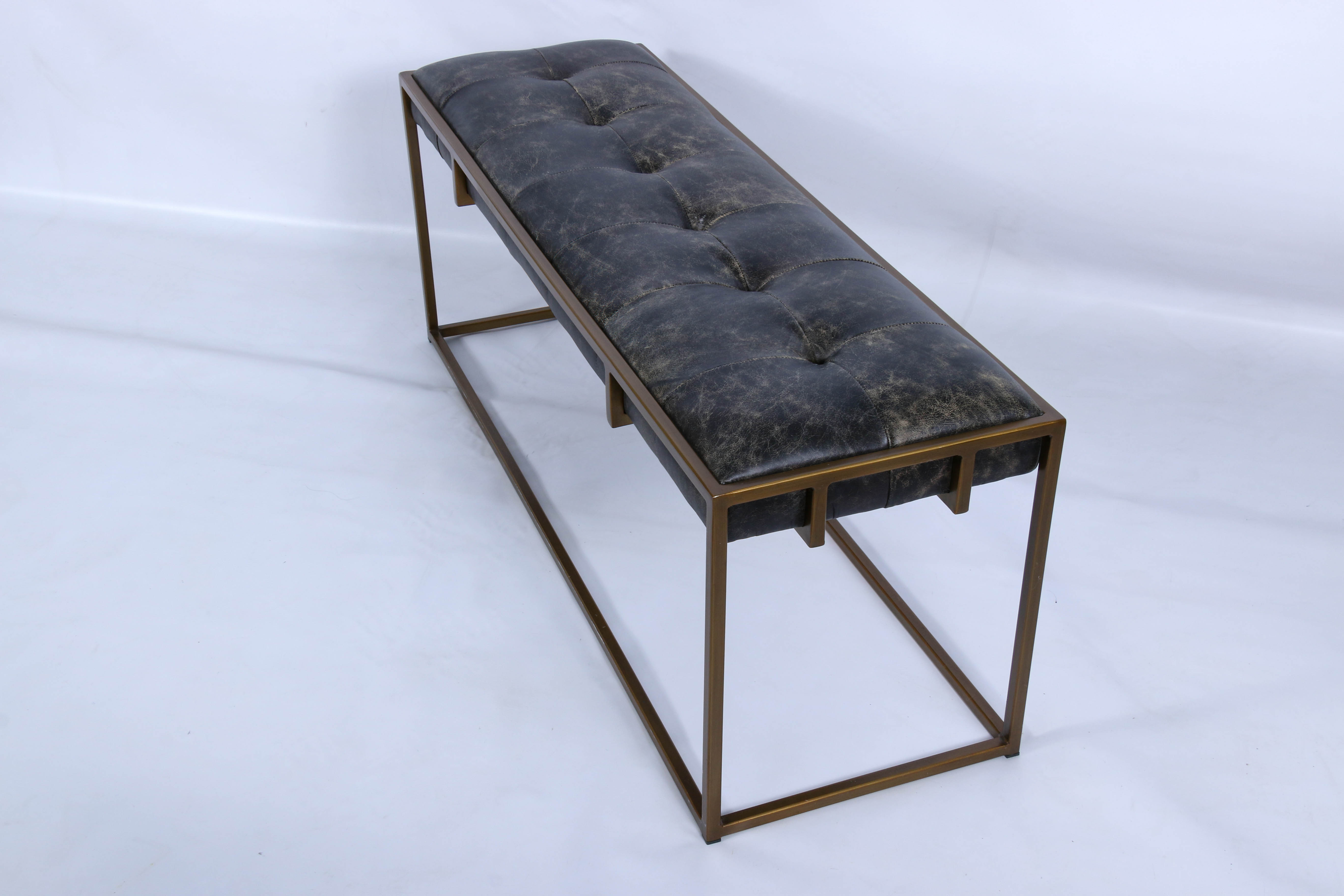 Four Hands "Oxford" Blind-Tufted Bench, Contemporary