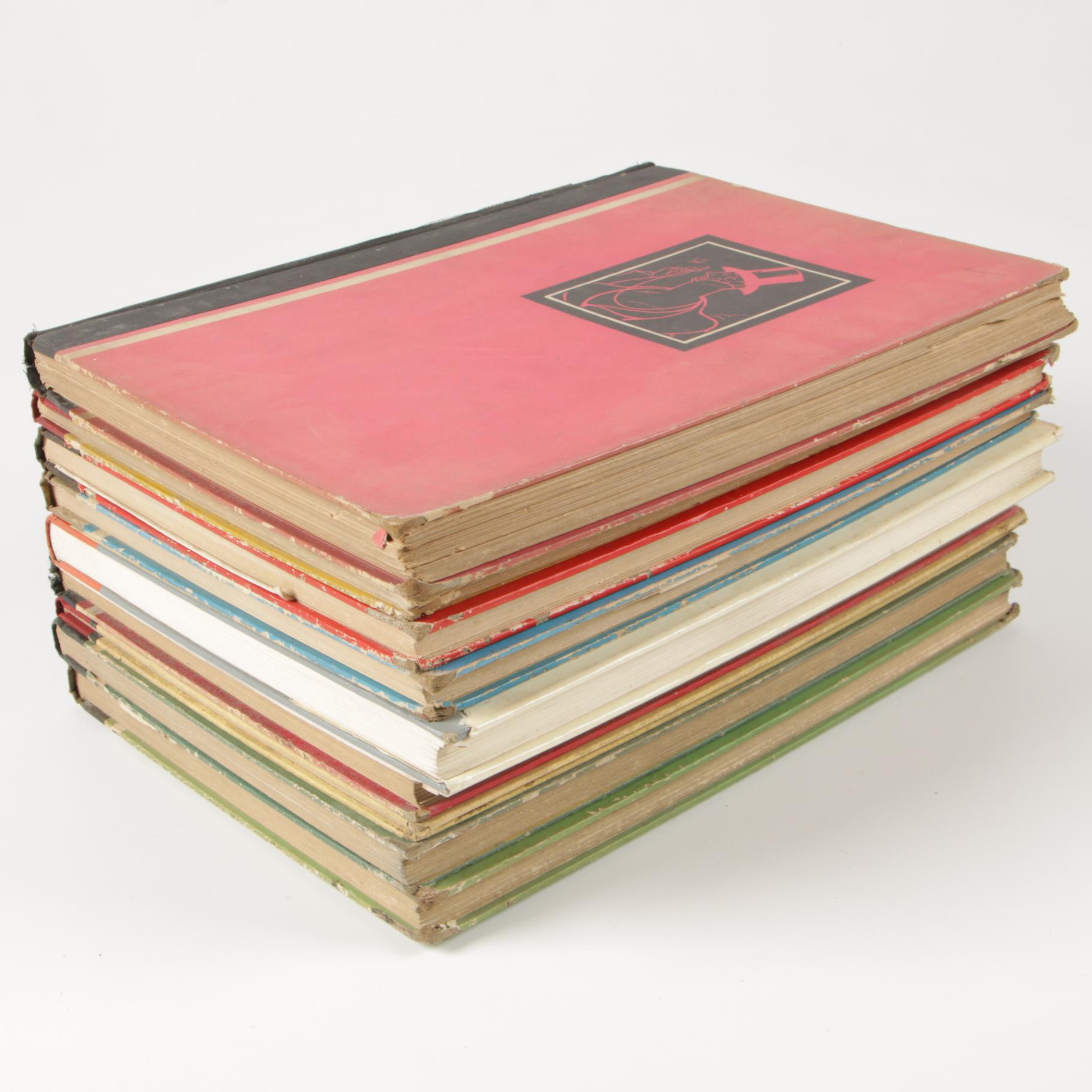 1929 "The Second New Yorker Album" with Other New Yorker Cartoon Albums