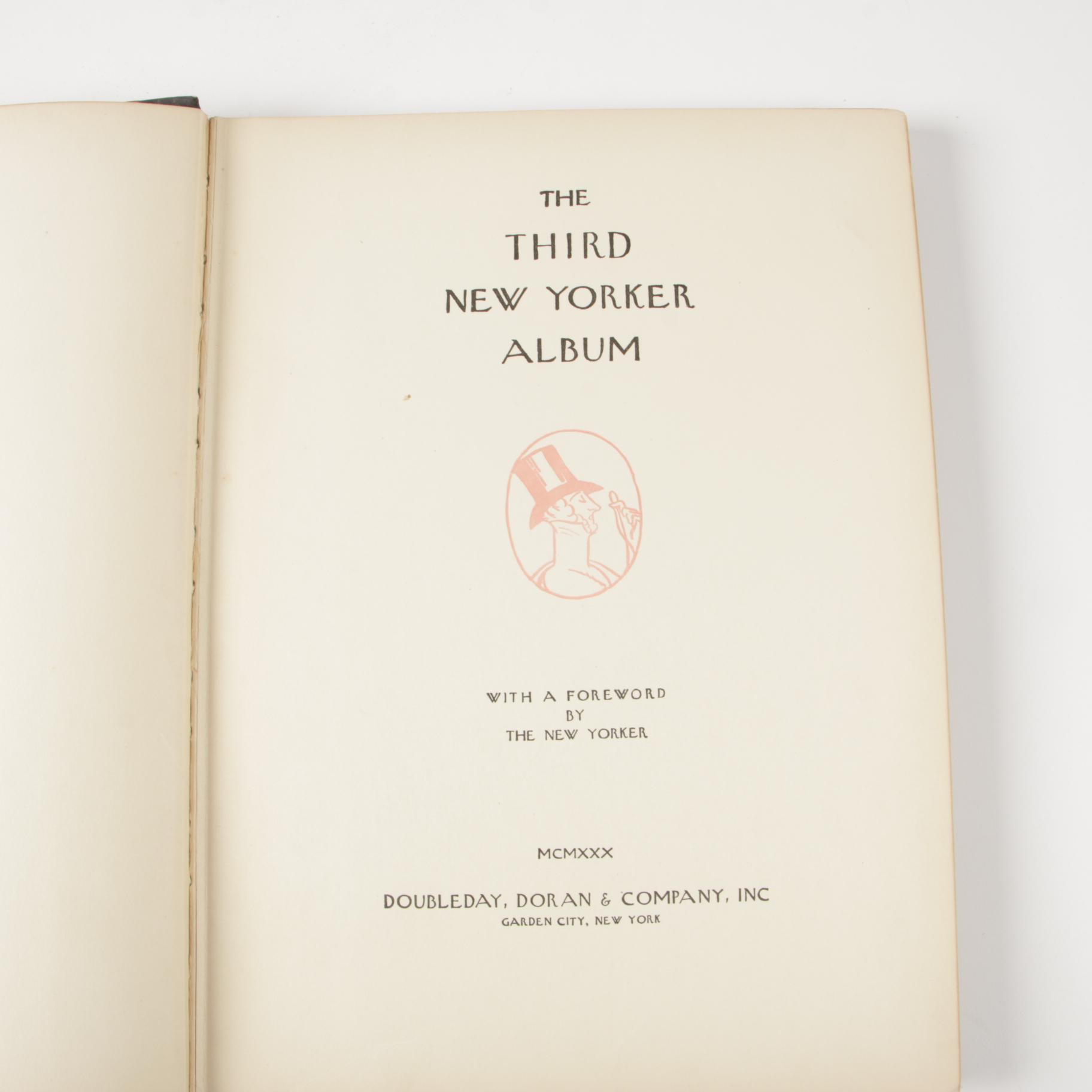 1929 "The Second New Yorker Album" with Other New Yorker Cartoon Albums