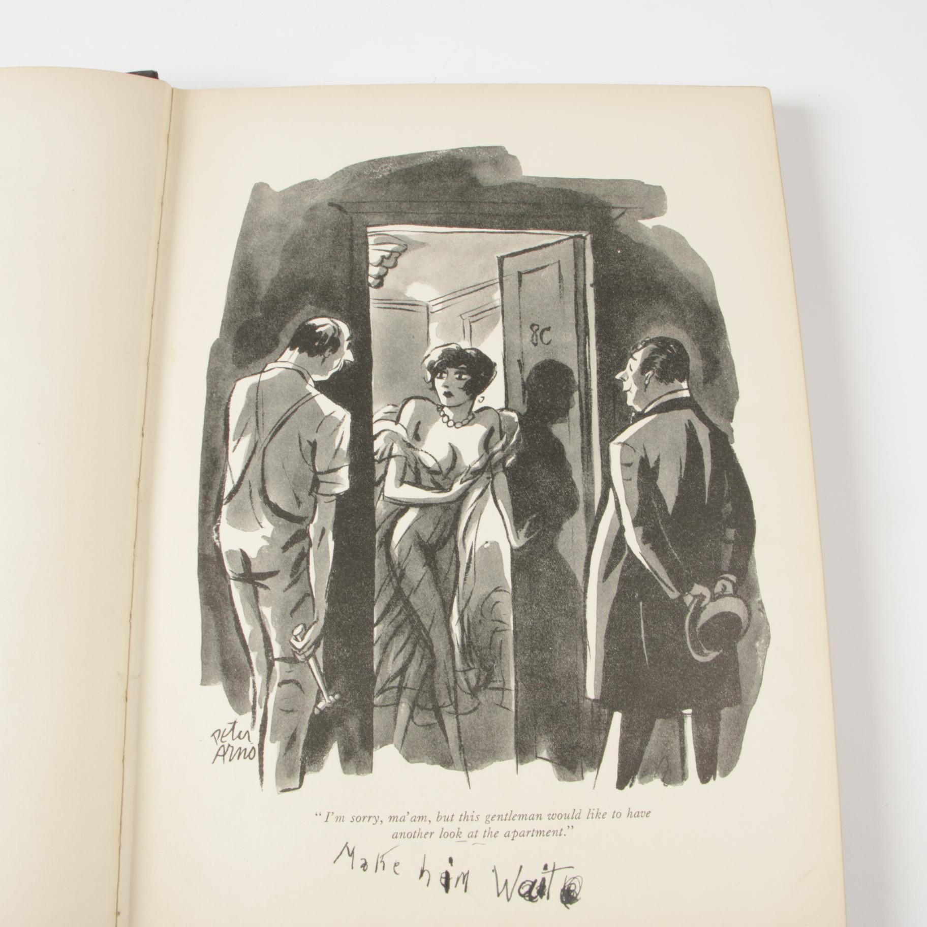 1929 "The Second New Yorker Album" with Other New Yorker Cartoon Albums