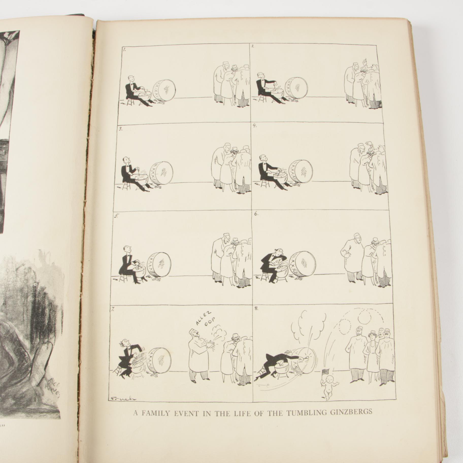 1929 "The Second New Yorker Album" with Other New Yorker Cartoon Albums