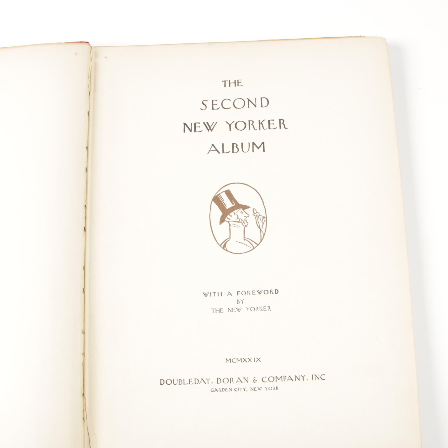 1929 "The Second New Yorker Album" with Other New Yorker Cartoon Albums