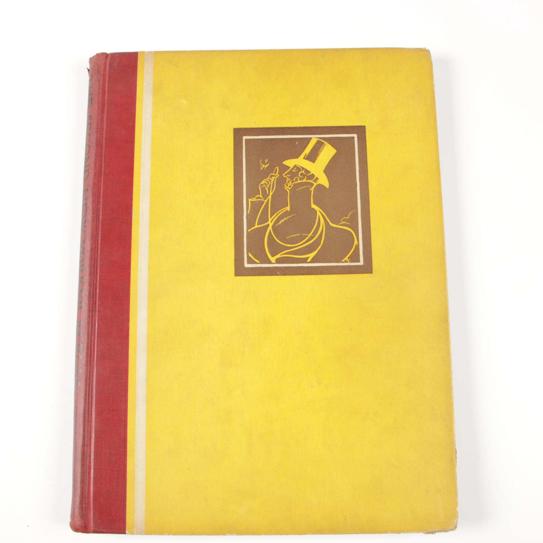 1929 "The Second New Yorker Album" with Other New Yorker Cartoon Albums