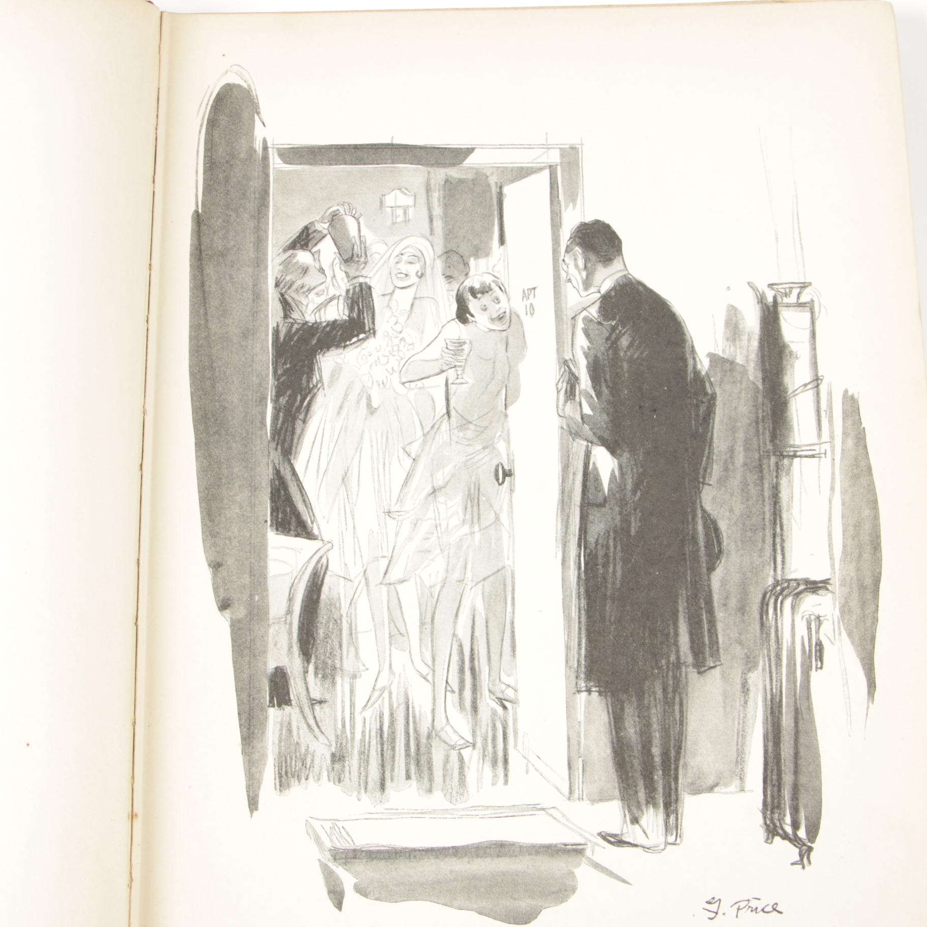 1929 "The Second New Yorker Album" with Other New Yorker Cartoon Albums