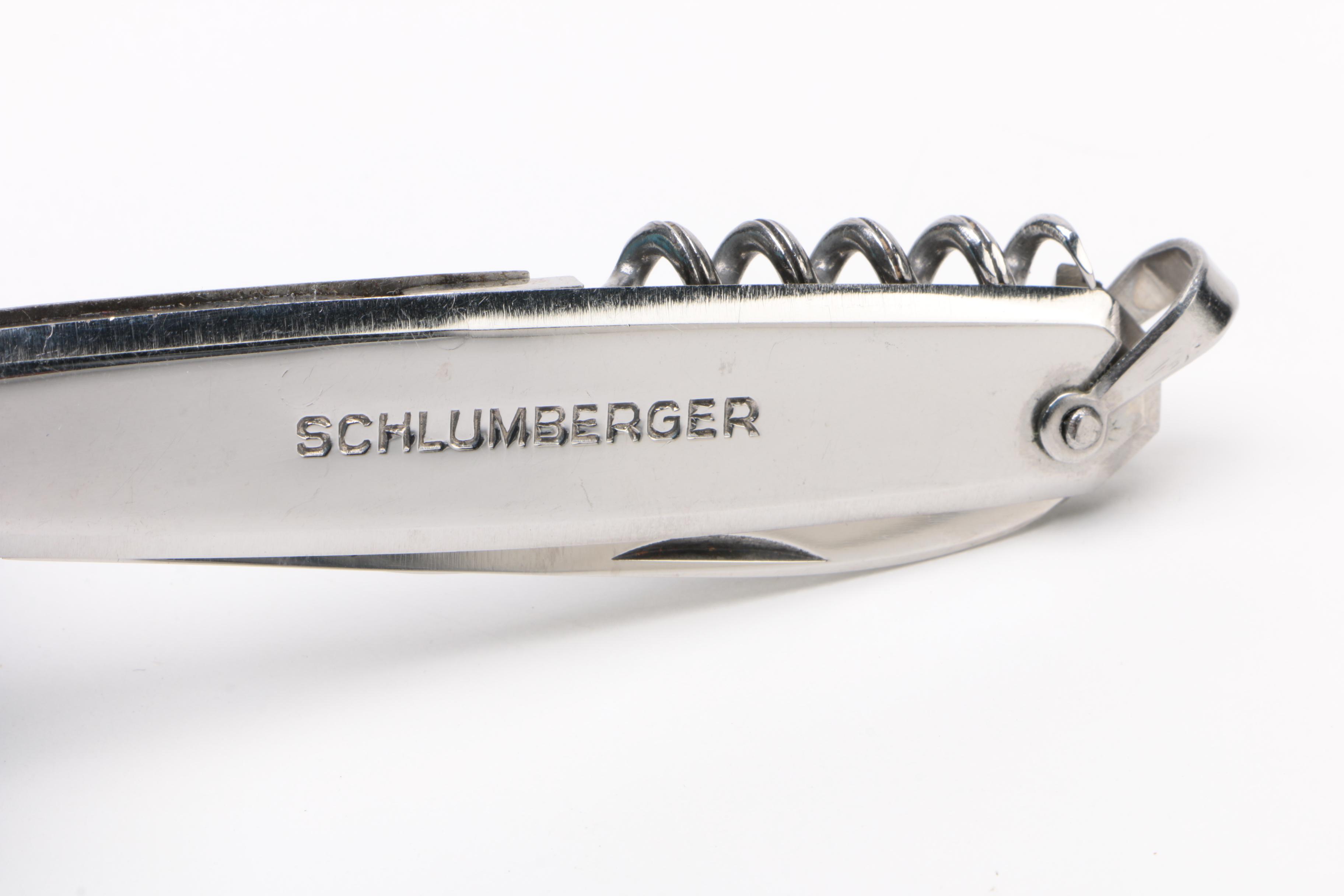Schlumberger for Hermés Silver Tone Pocket Knife