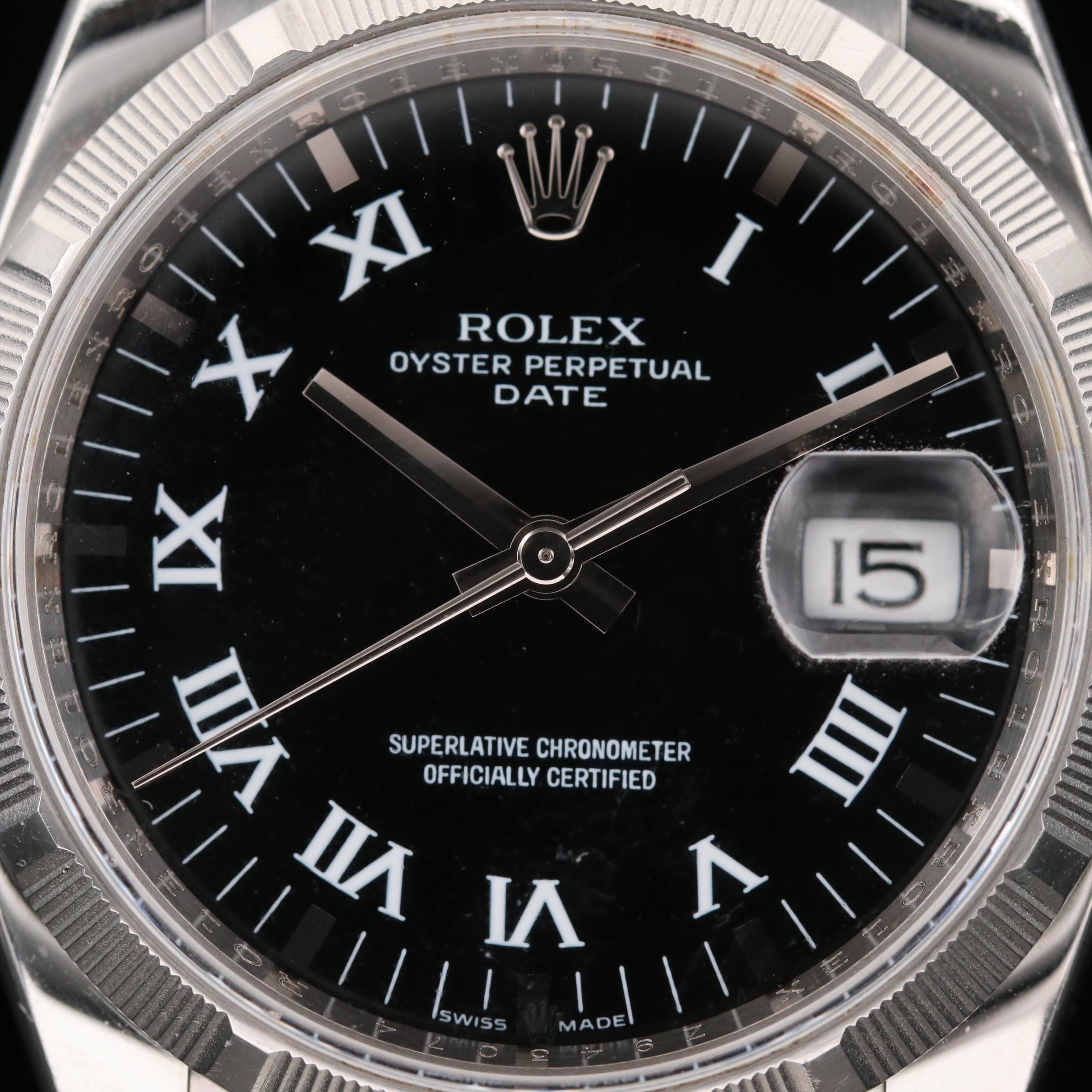 Rolex Date 115210 Stainless Steel Automatic Watch, 2007