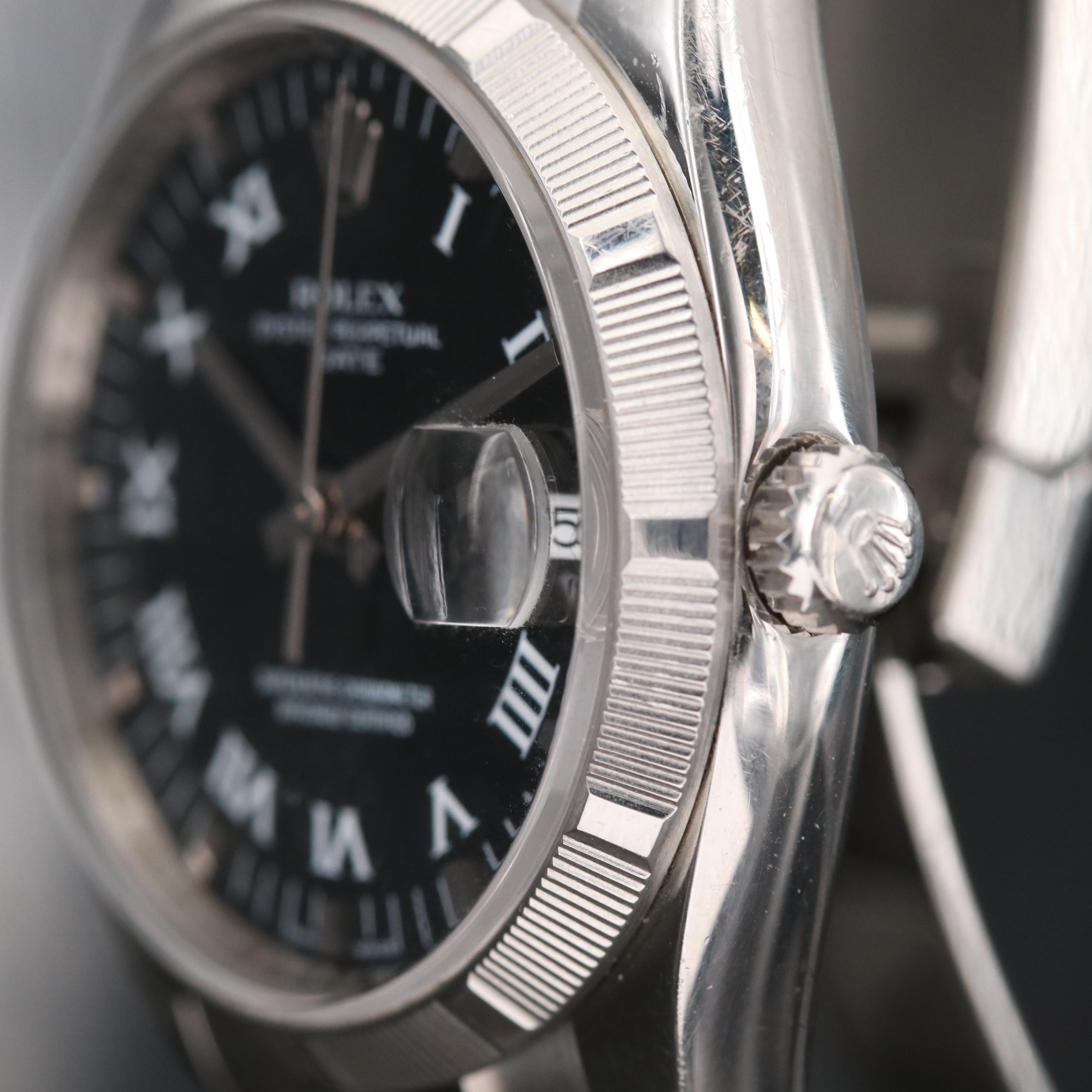 Rolex Date 115210 Stainless Steel Automatic Watch, 2007