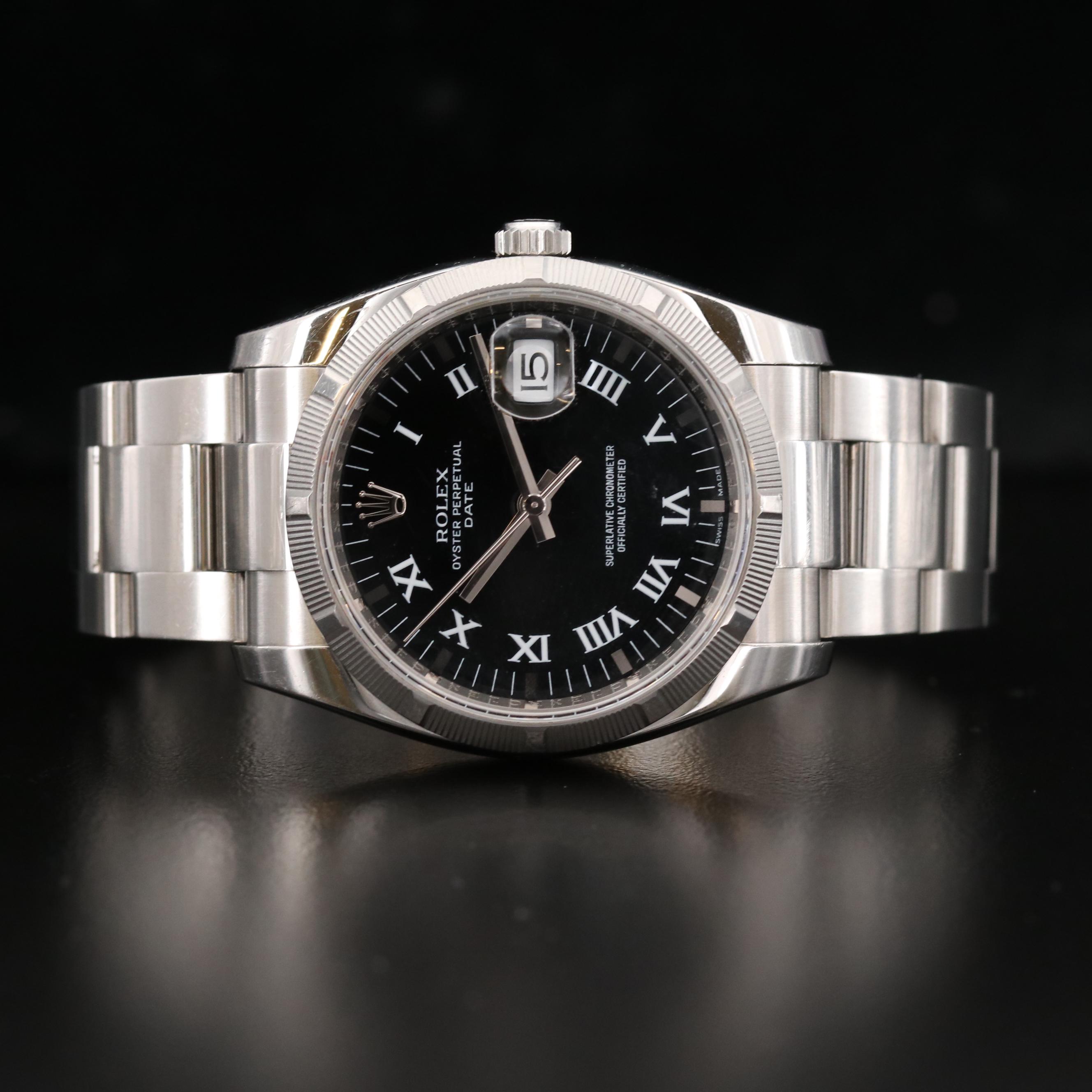 Rolex Date 115210 Stainless Steel Automatic Watch, 2007