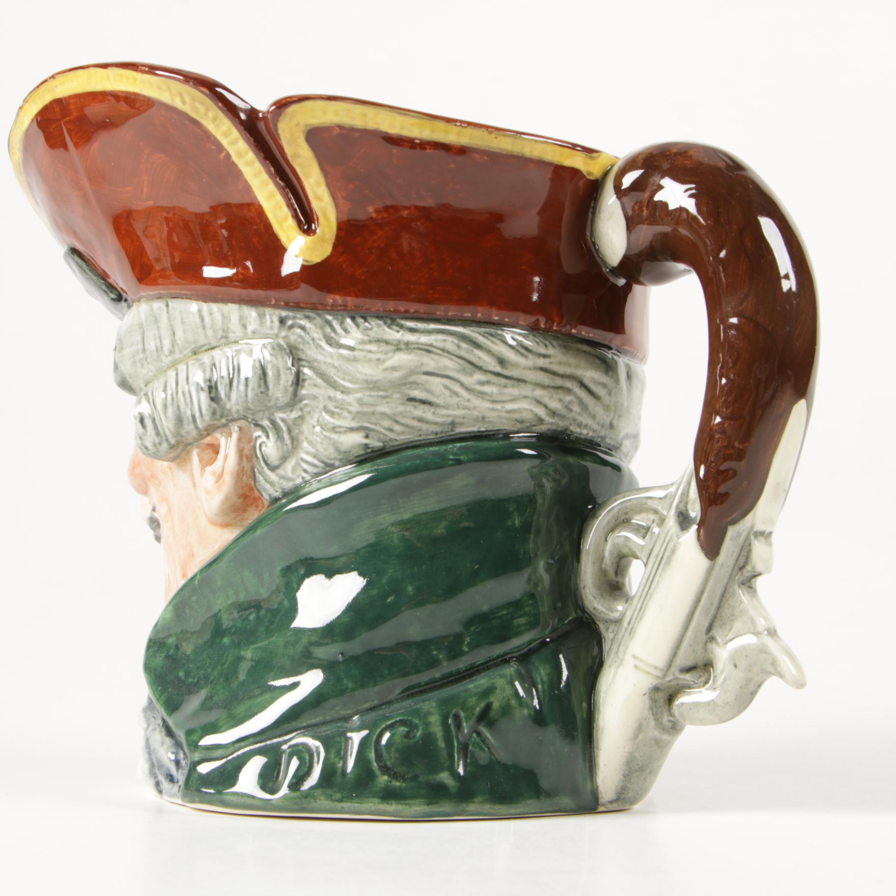 Royal Doulton "Dick Turpin" Earthenware Character Jugs and More