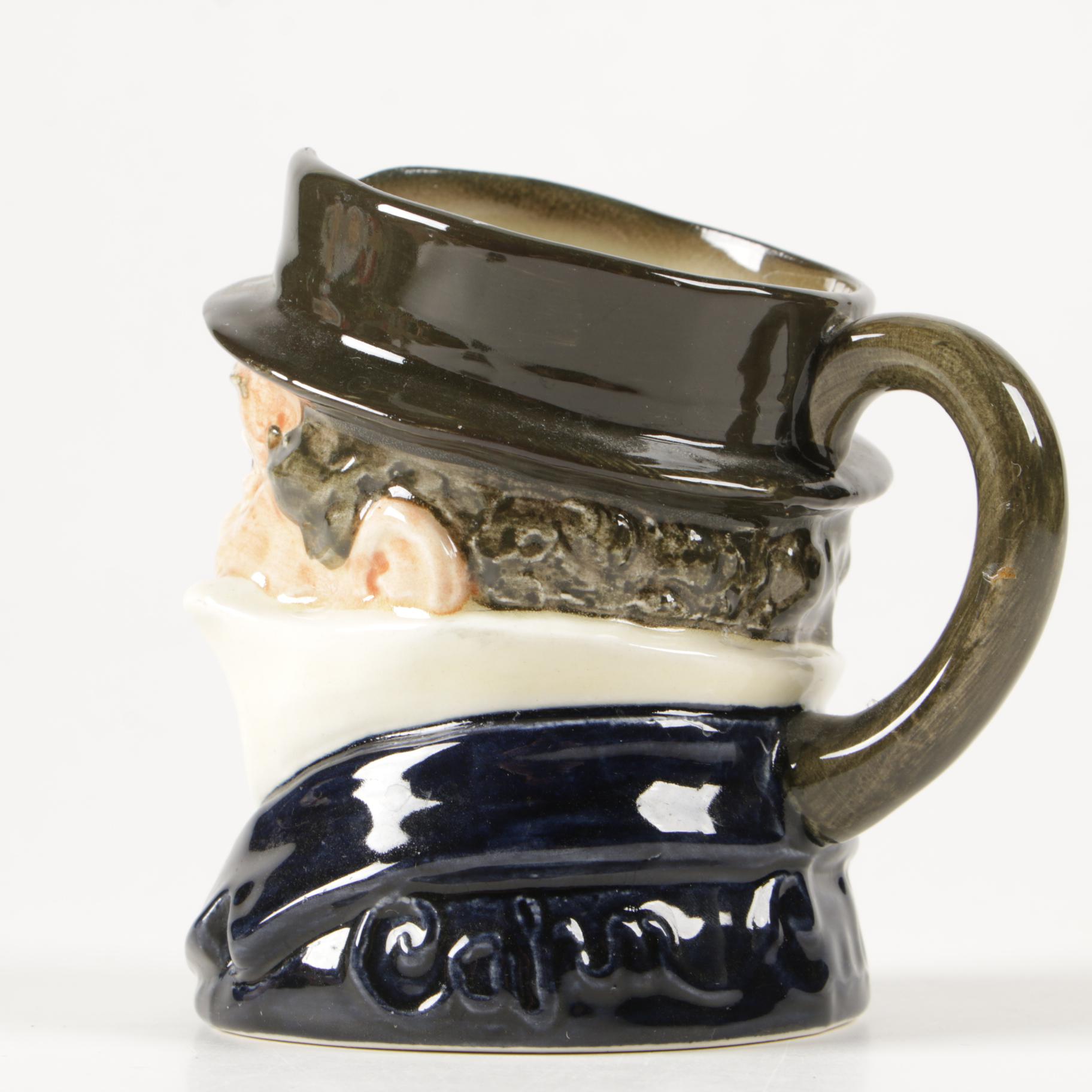 Royal Doulton "Dick Turpin" Earthenware Character Jugs and More