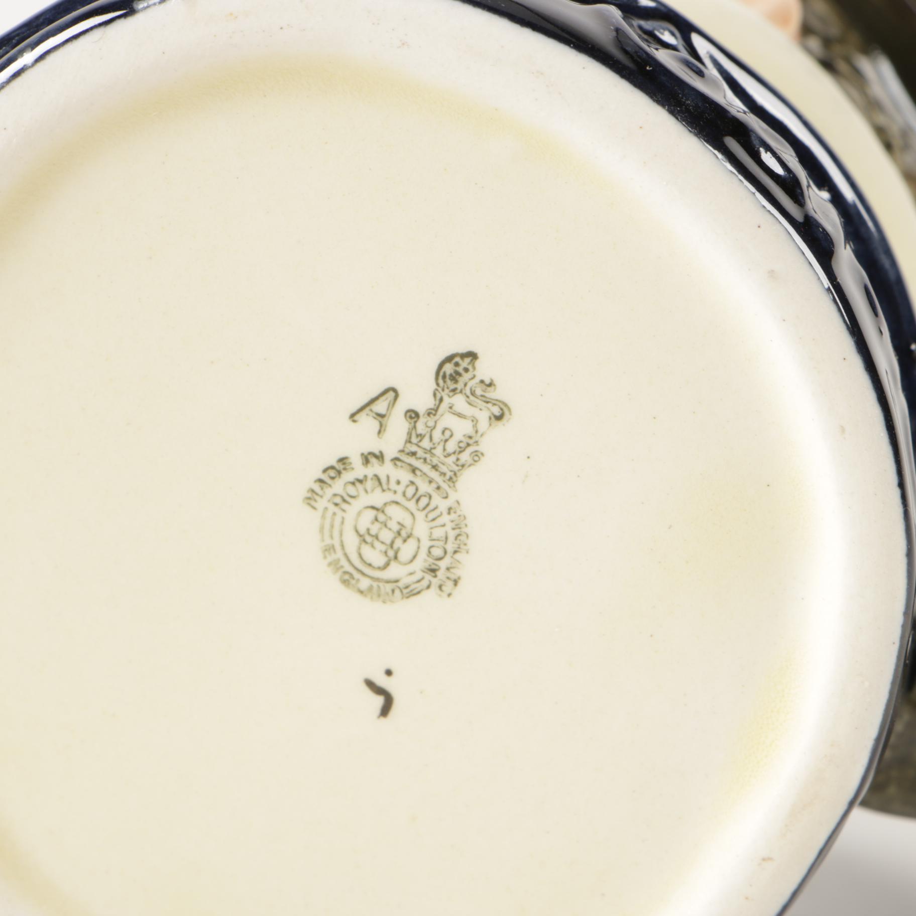 Royal Doulton "Dick Turpin" Earthenware Character Jugs and More