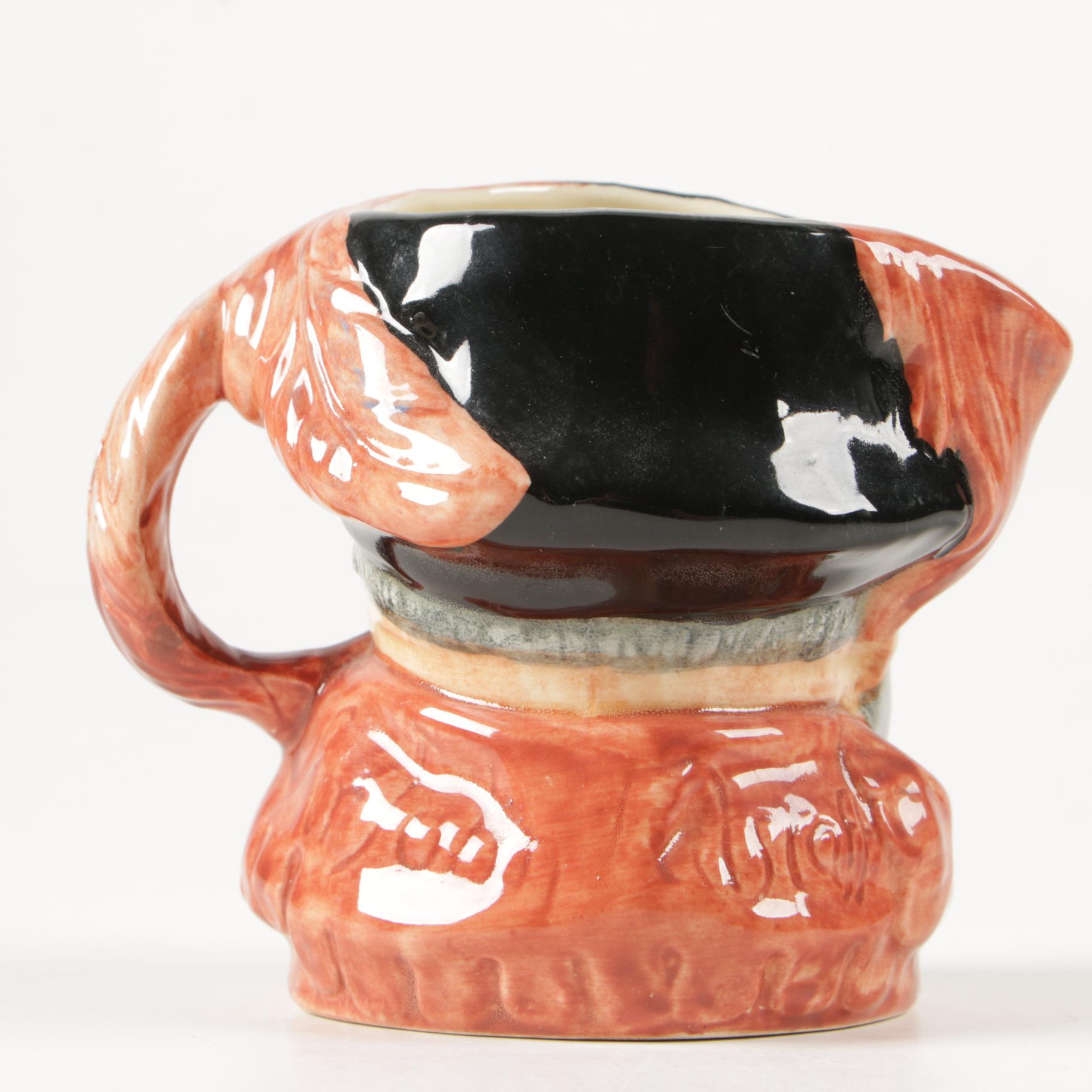 Royal Doulton "Dick Turpin" Earthenware Character Jugs and More