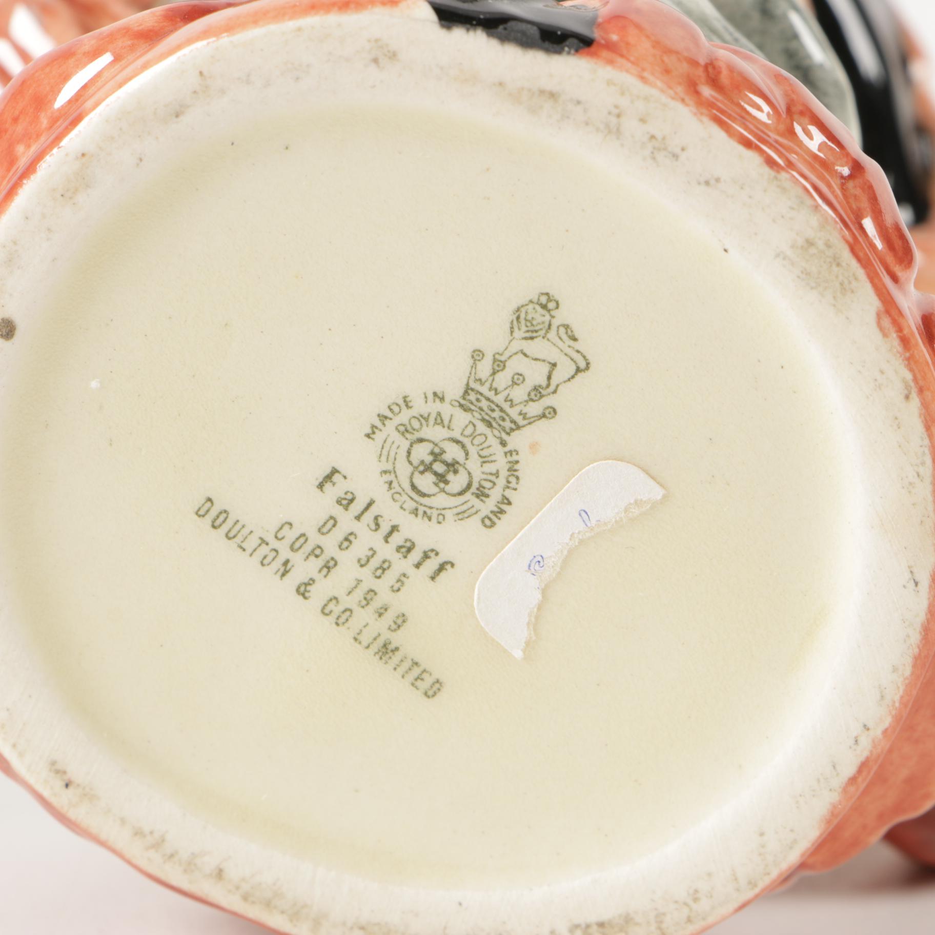 Royal Doulton "Dick Turpin" Earthenware Character Jugs and More