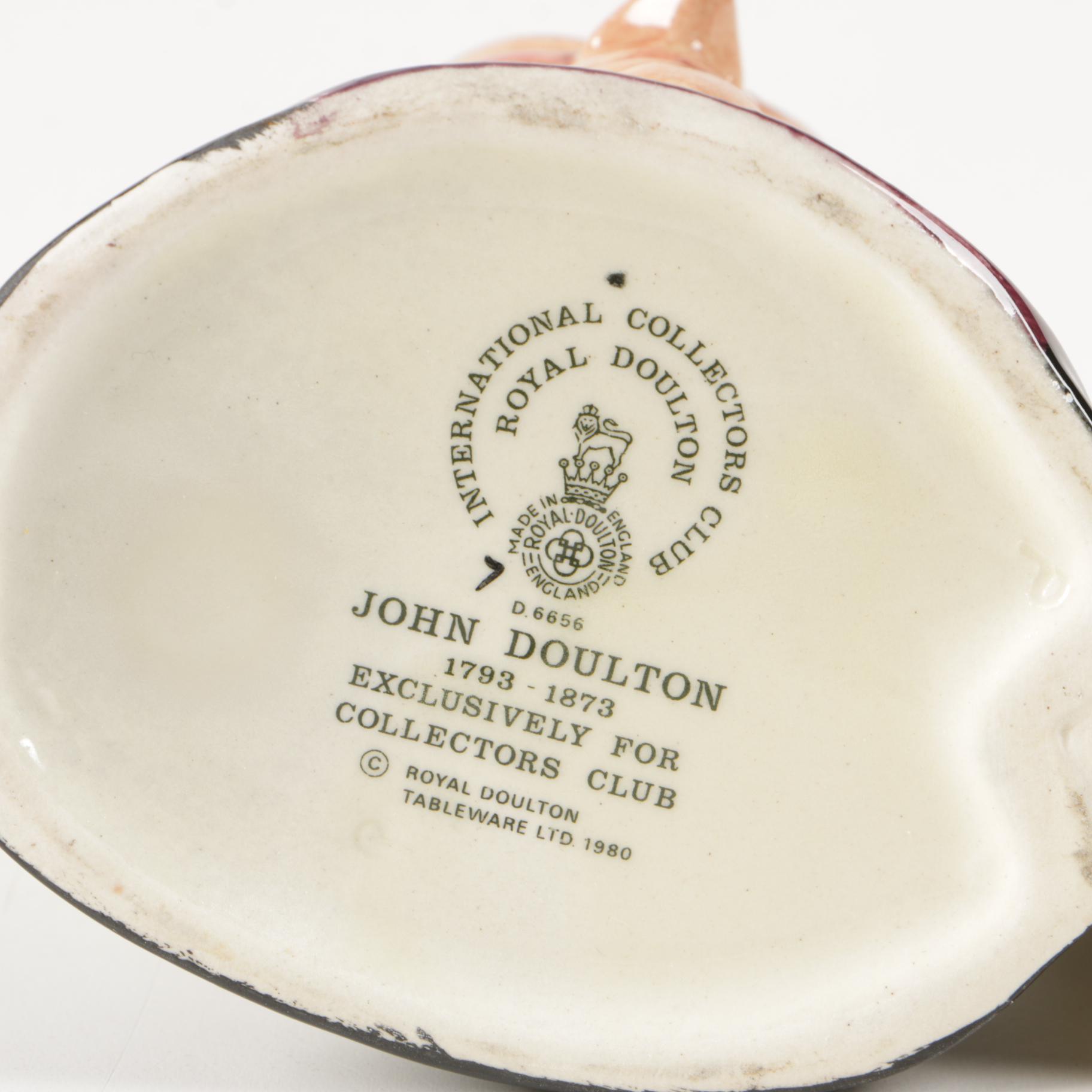 Royal Doulton "Dick Turpin" Earthenware Character Jugs and More