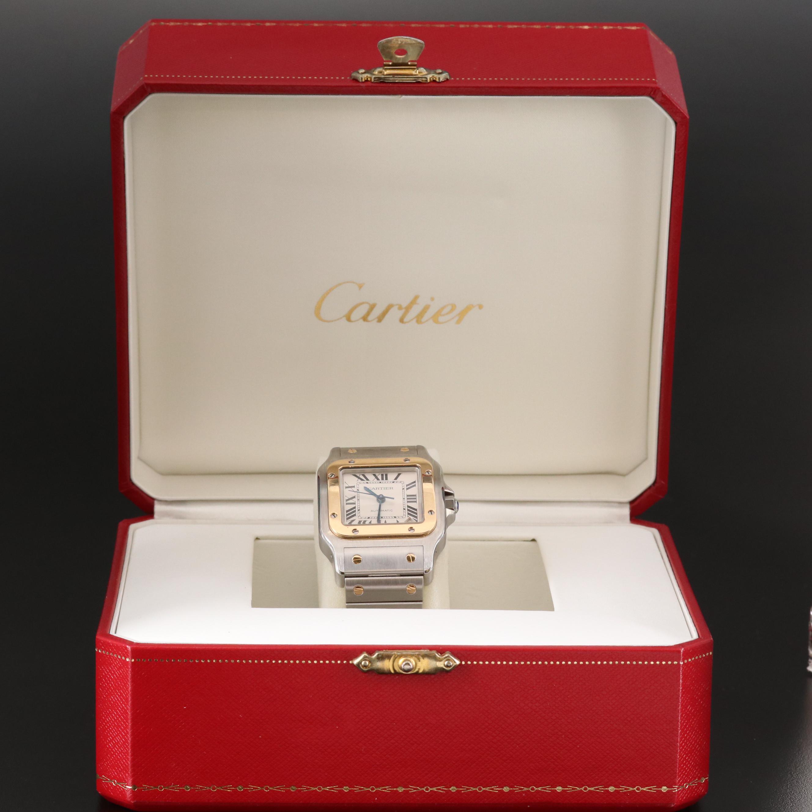 Cartier Santos de Cartier 2823 18K Gold and Stainless Steel Automatic Watch