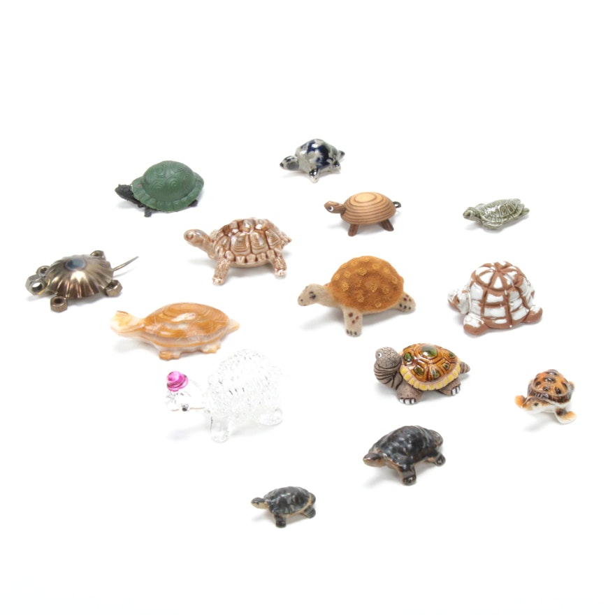 Wade, Künstlerschutz and Other Turtle Figurines