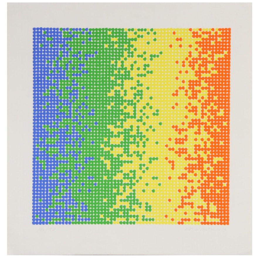 David Roth Abstract Serigraph, 1979