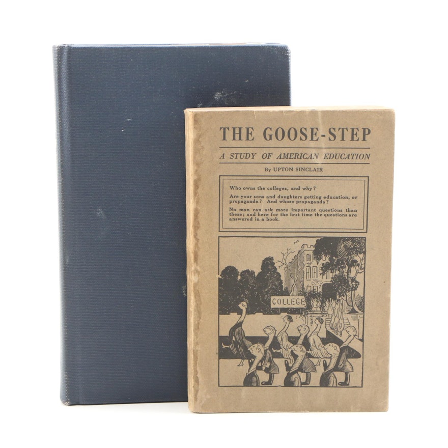 Nonfiction Books Featuring "The Goose-Step" by Upton Sinclair, 1923