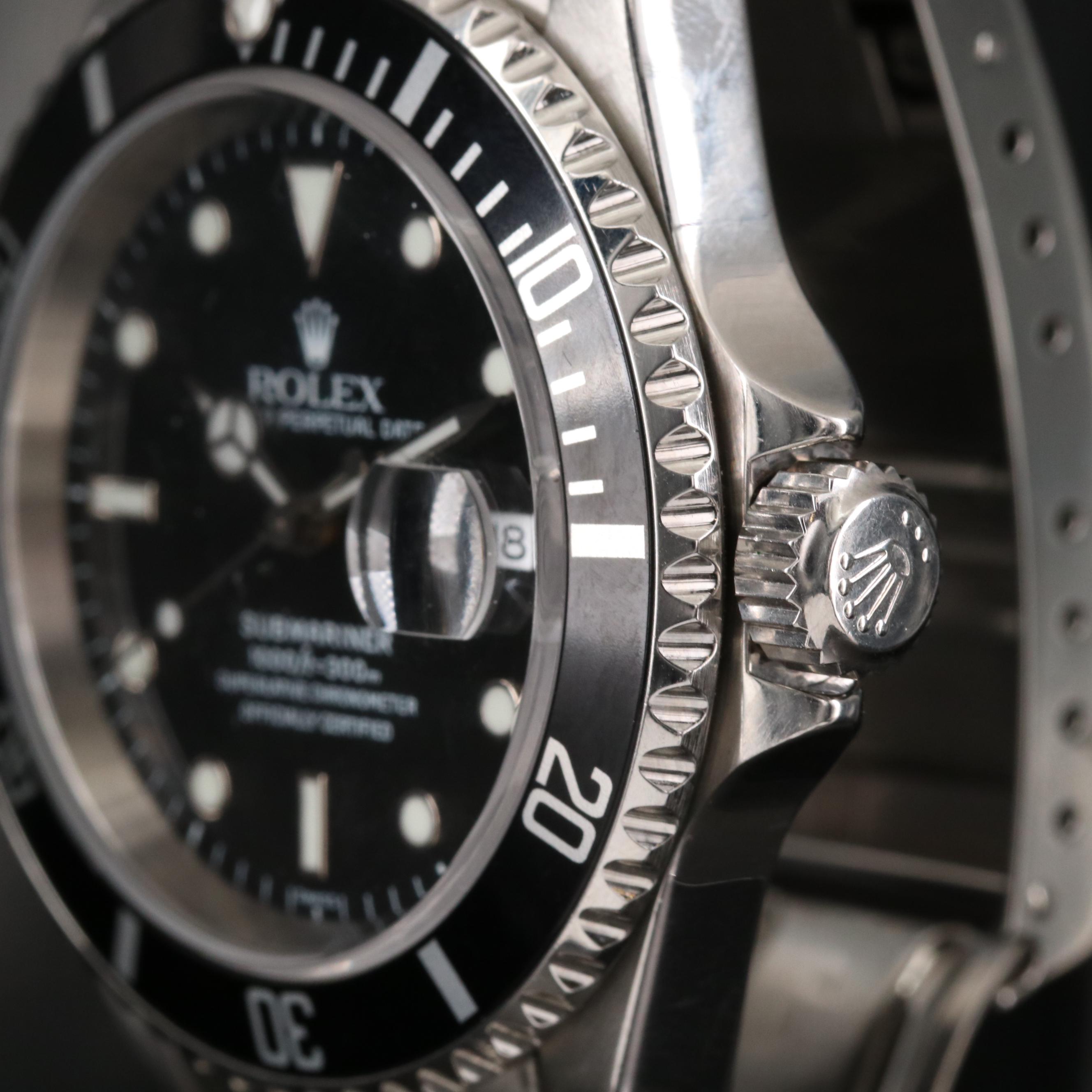 Rolex Submariner 16610 Stainless Steel Automatic Watch, 1999