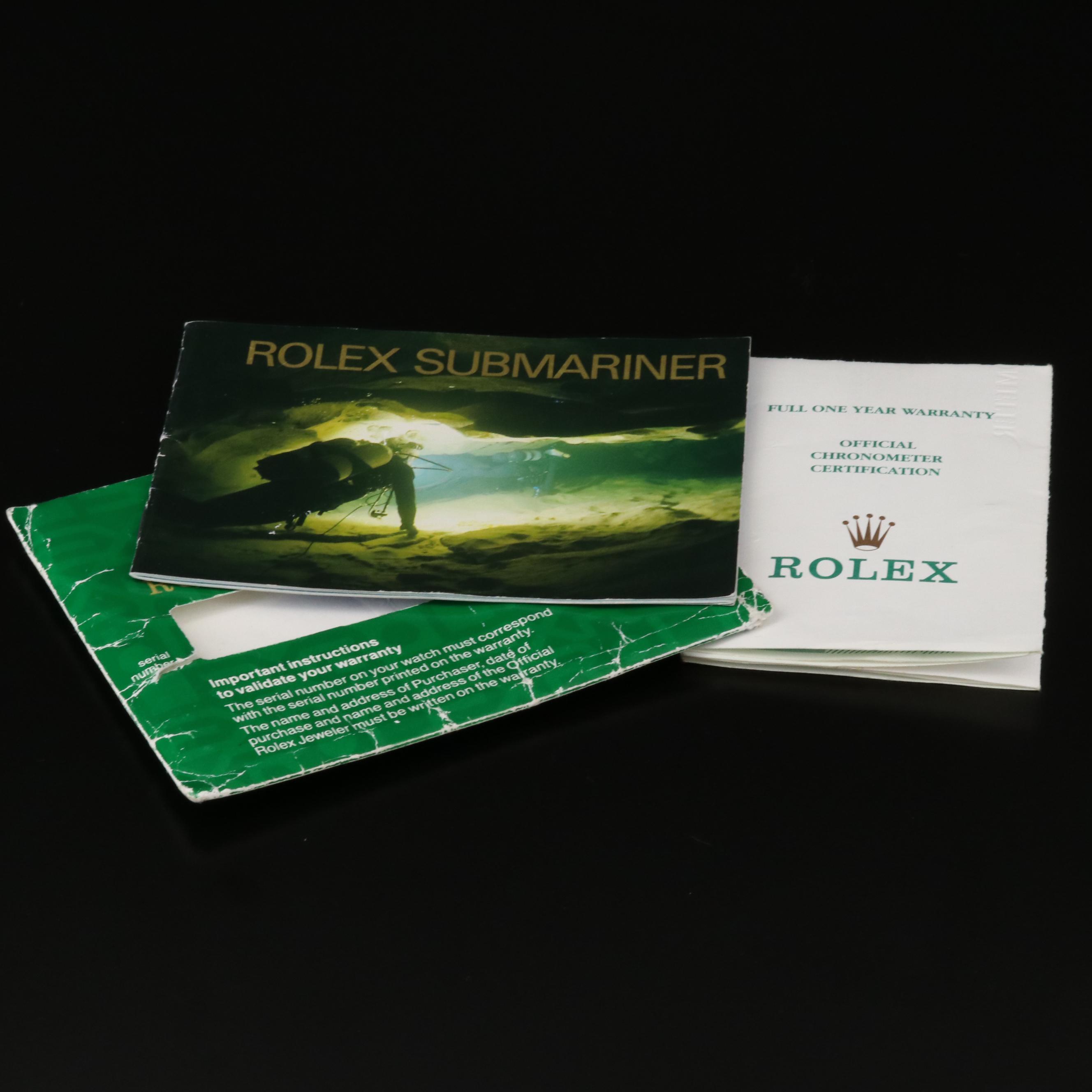 Rolex Submariner 16610 Stainless Steel Automatic Watch, 1999